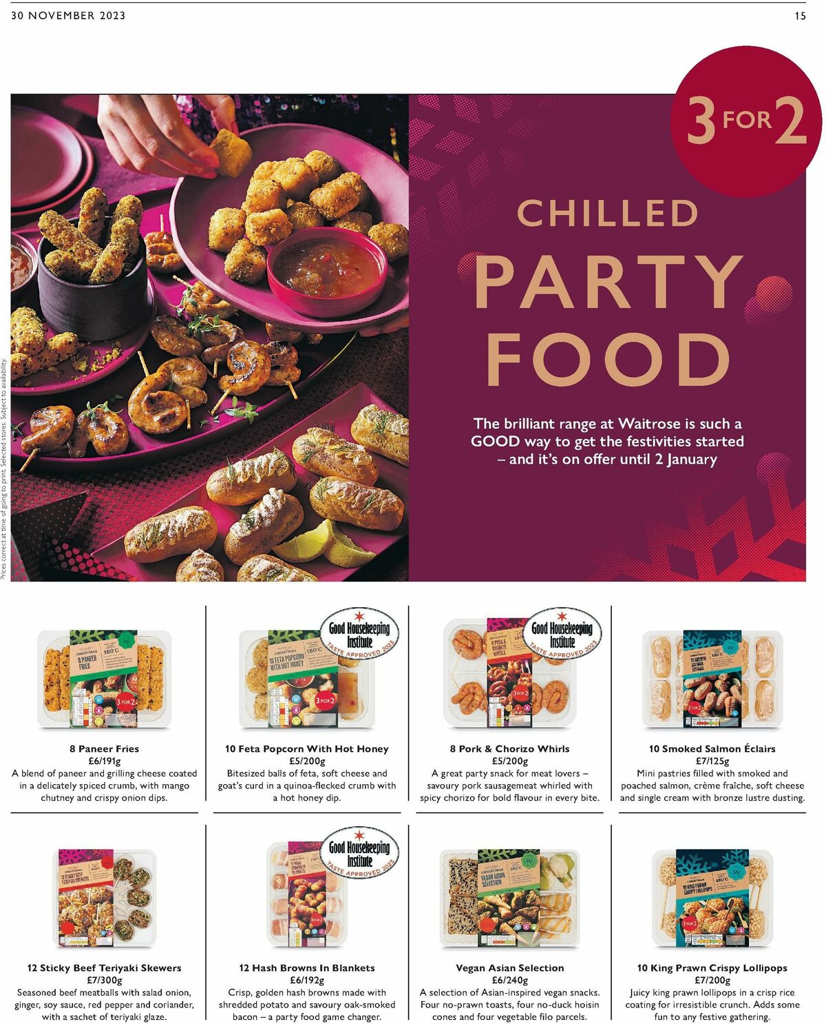 Waitrose Offers from 30 November