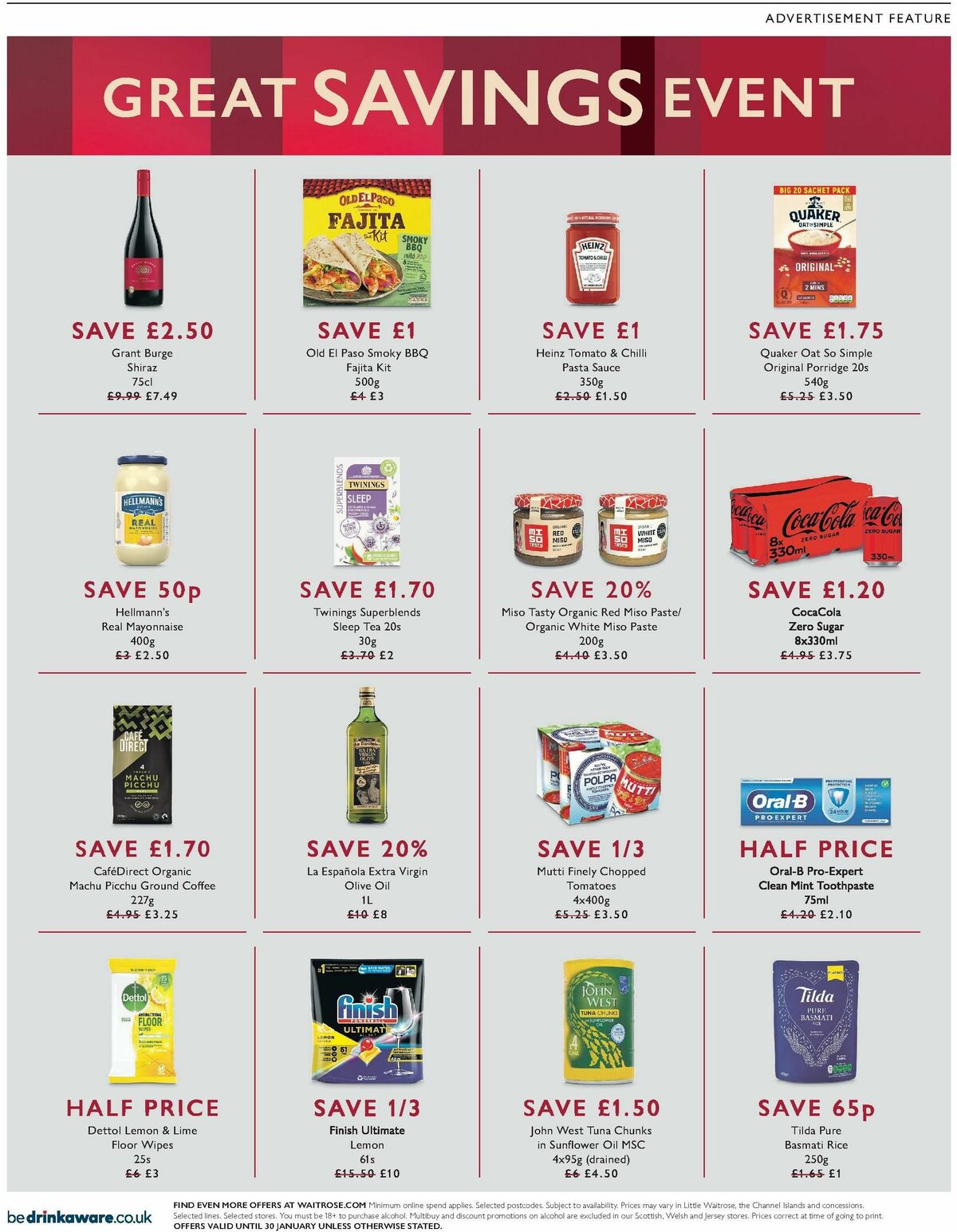Waitrose Offers from 4 January