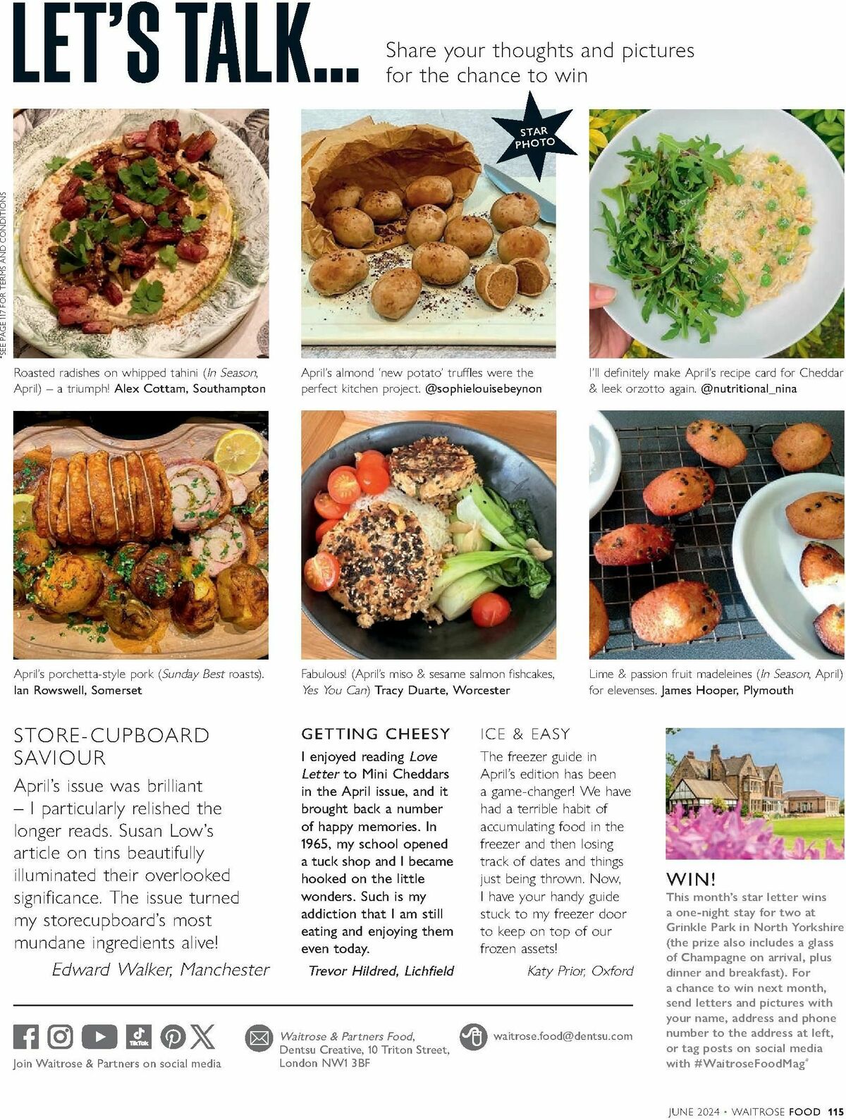 Waitrose Food Magazine June Offers from 1 June