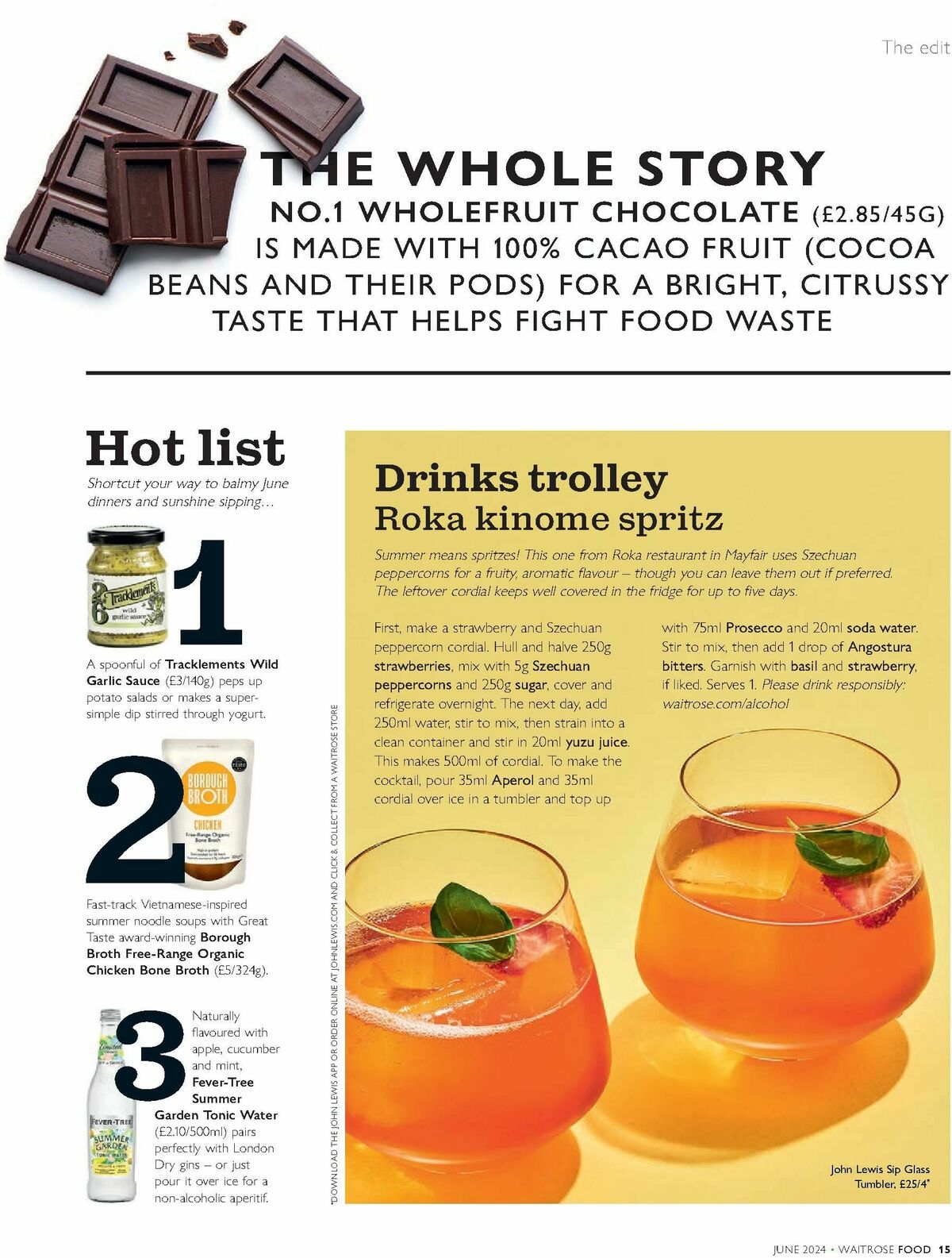 Waitrose Food Magazine June Offers from 1 June
