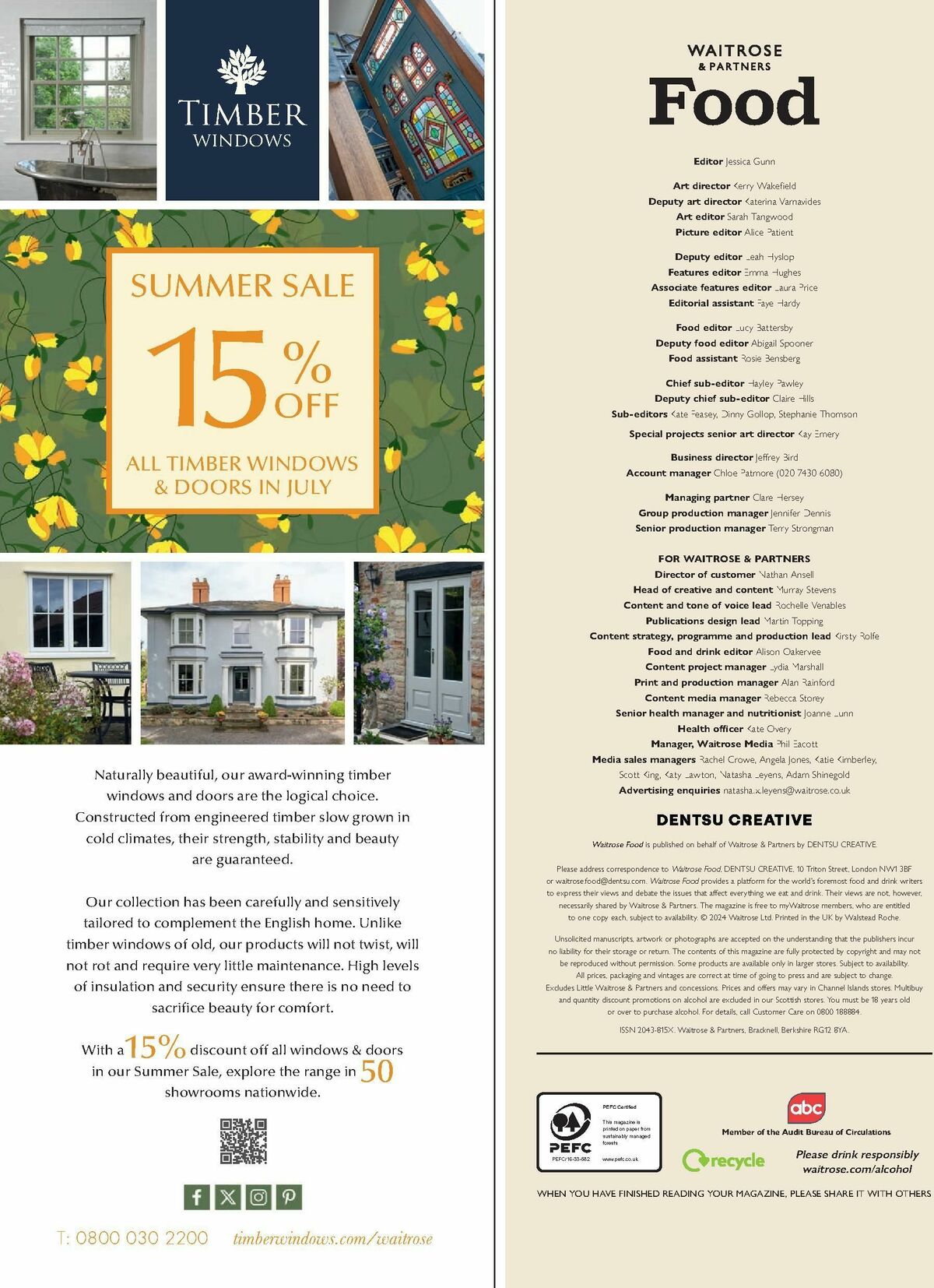 Waitrose Food Magazine June Offers from 1 June