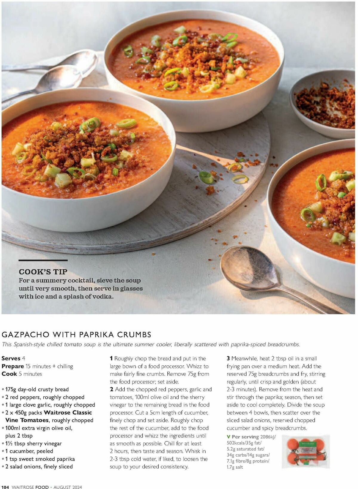 Waitrose Food Magazine August Offers from 1 August