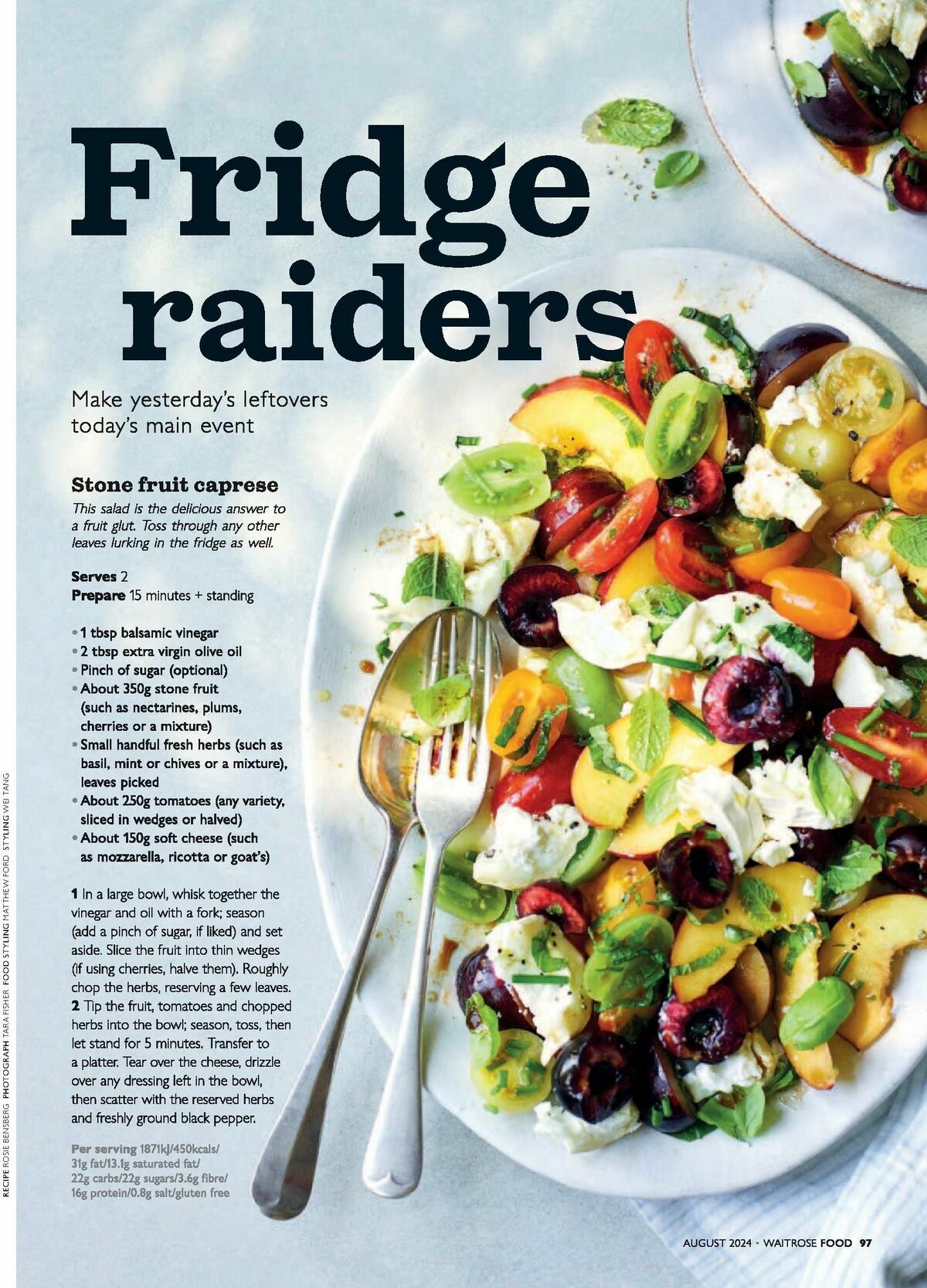 Waitrose Food Magazine August Offers from 1 August