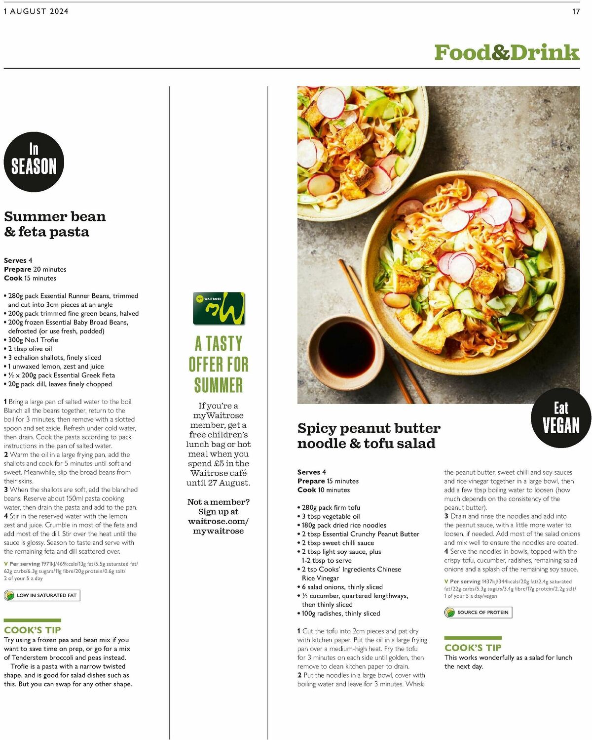 Waitrose Offers from 1 August