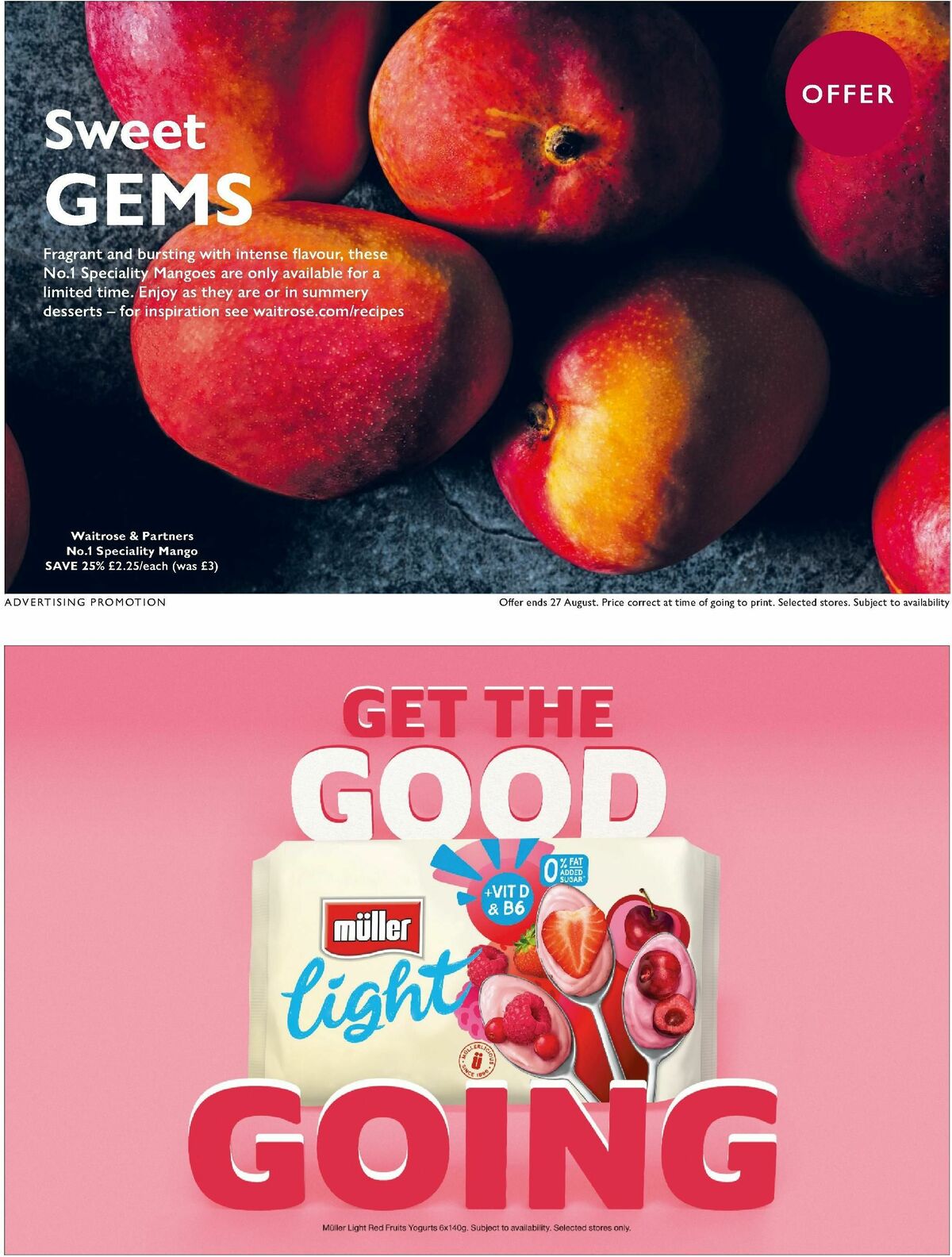 Waitrose Offers from 1 August
