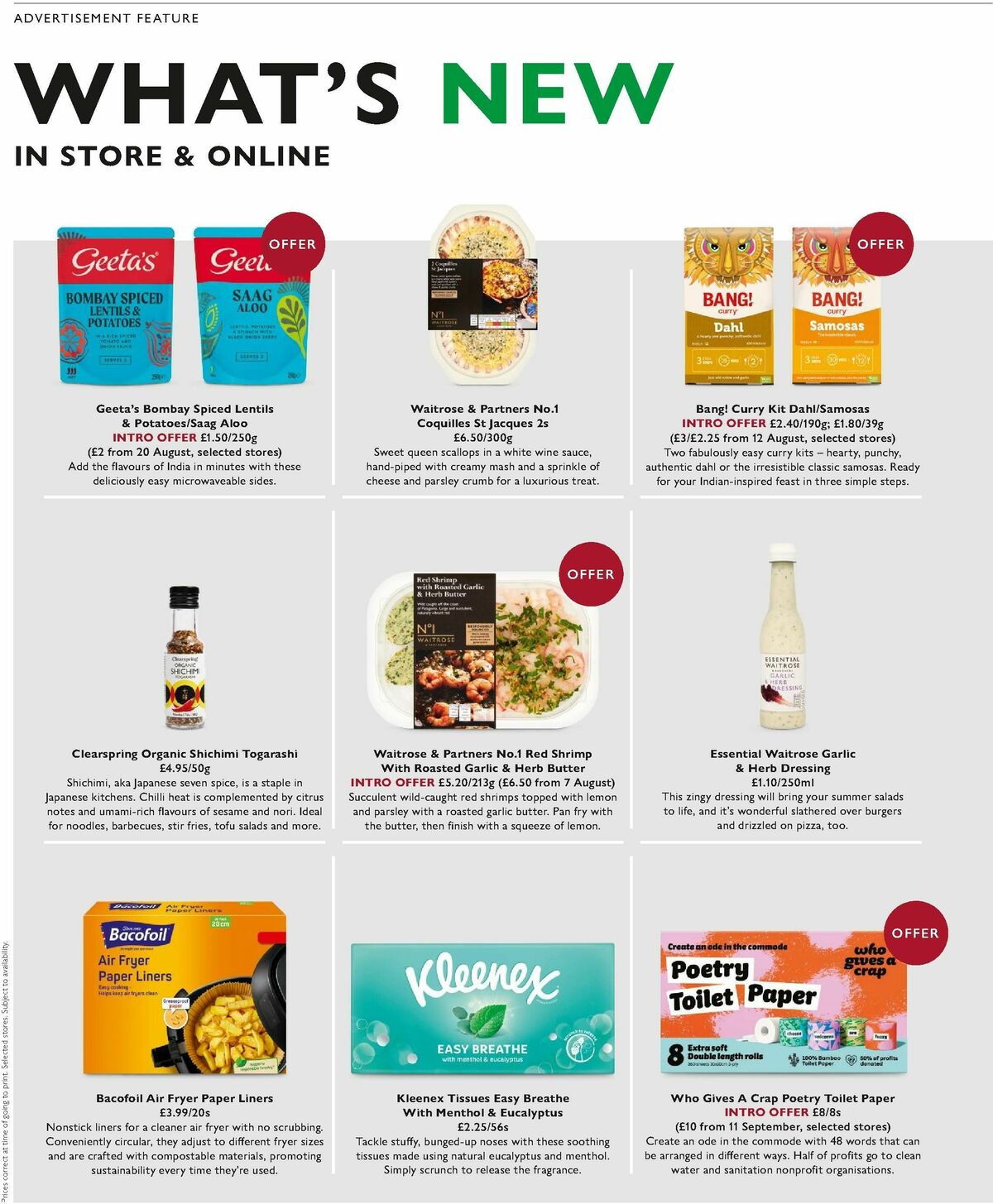 Waitrose Offers from 1 August