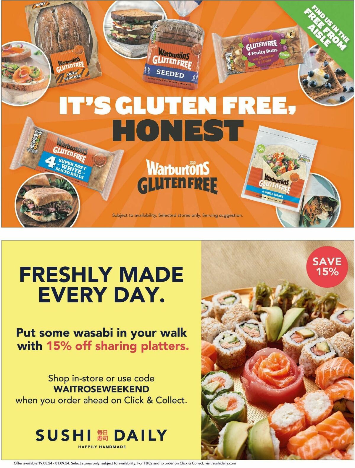 Waitrose Offers from 22 August