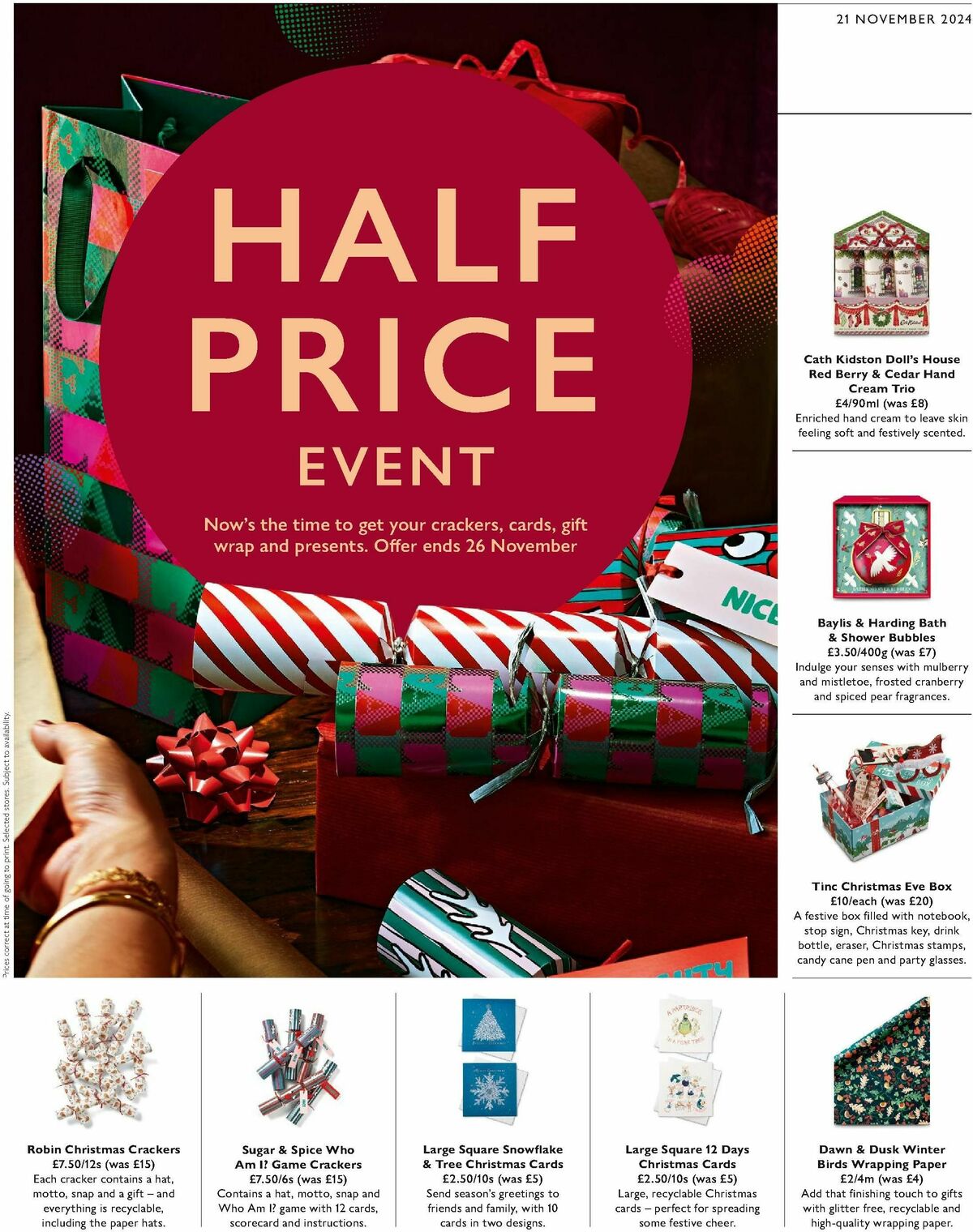 Waitrose Offers from 21 November