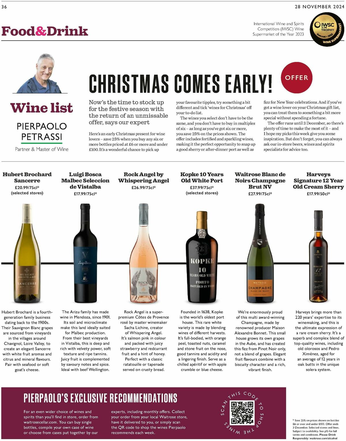 Waitrose Offers from 28 November