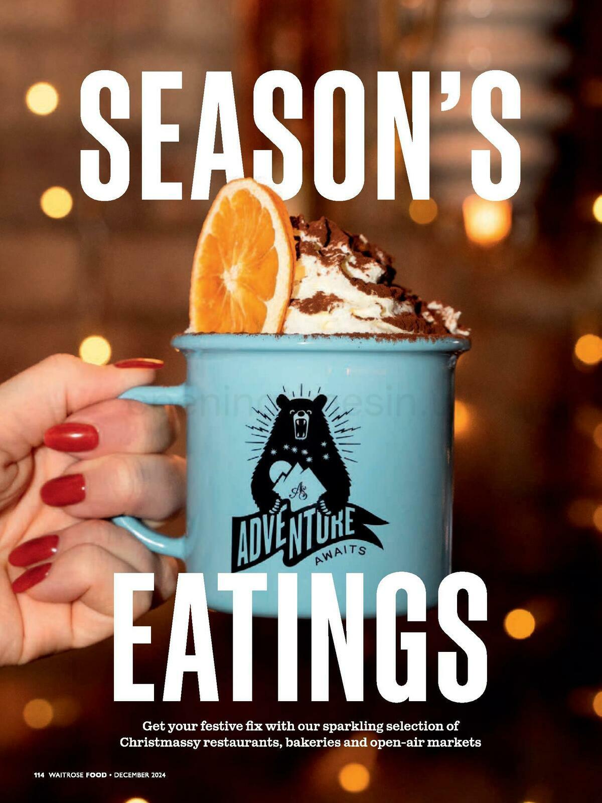 Waitrose Magazine December Offers from 1 December