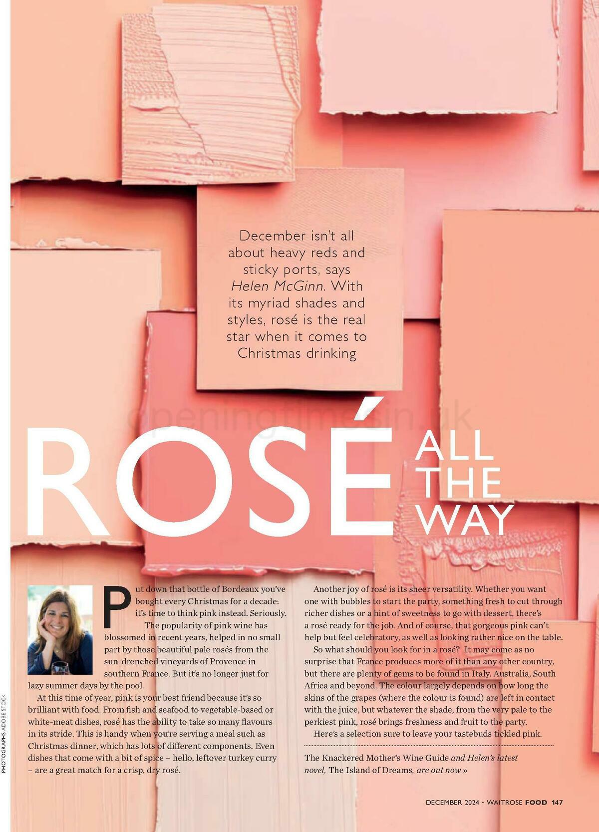 Waitrose Magazine December Offers from 1 December