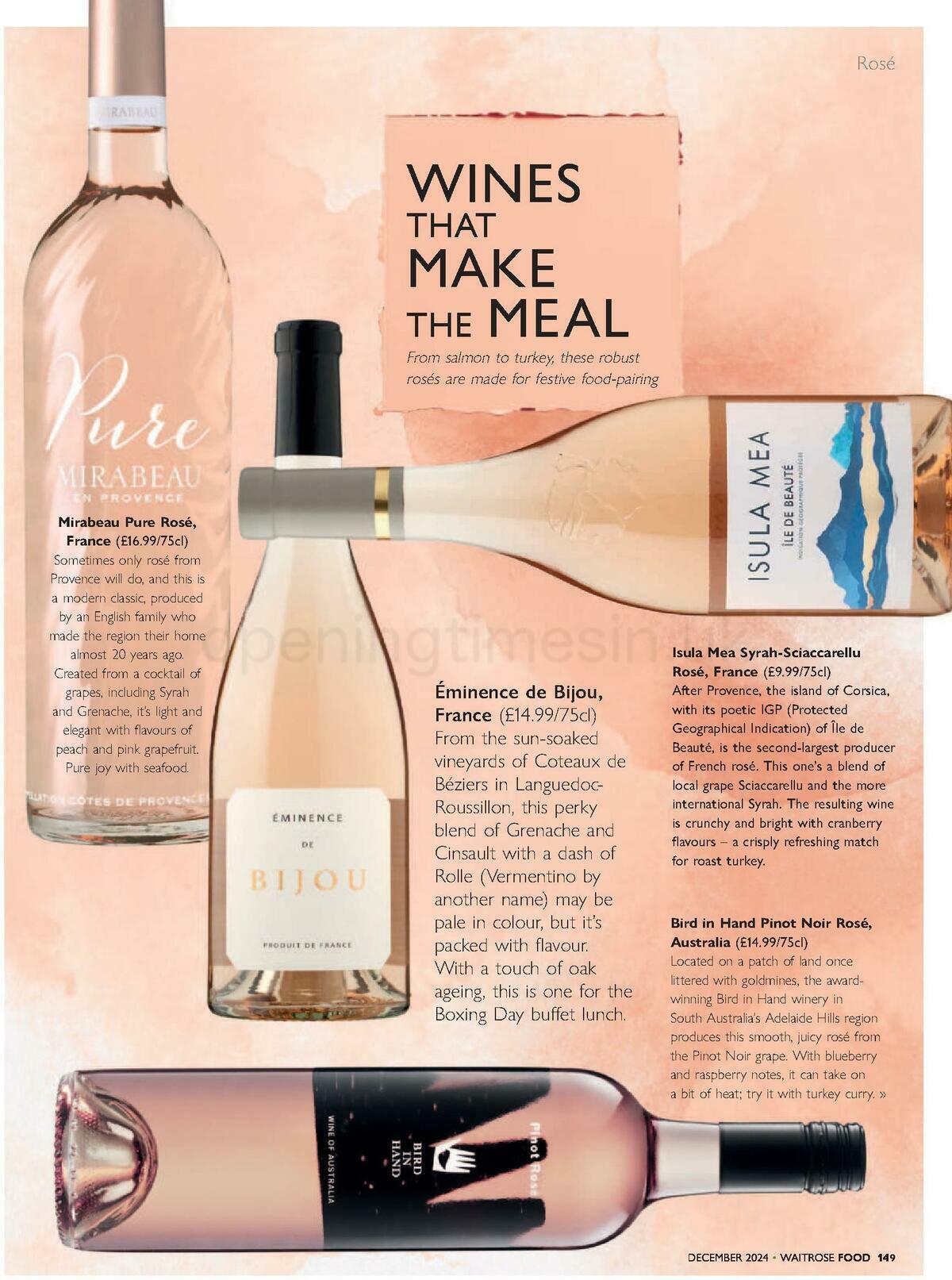 Waitrose Magazine December Offers from 1 December