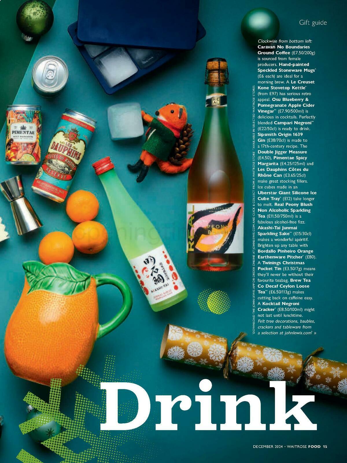 Waitrose Magazine December Offers from 1 December