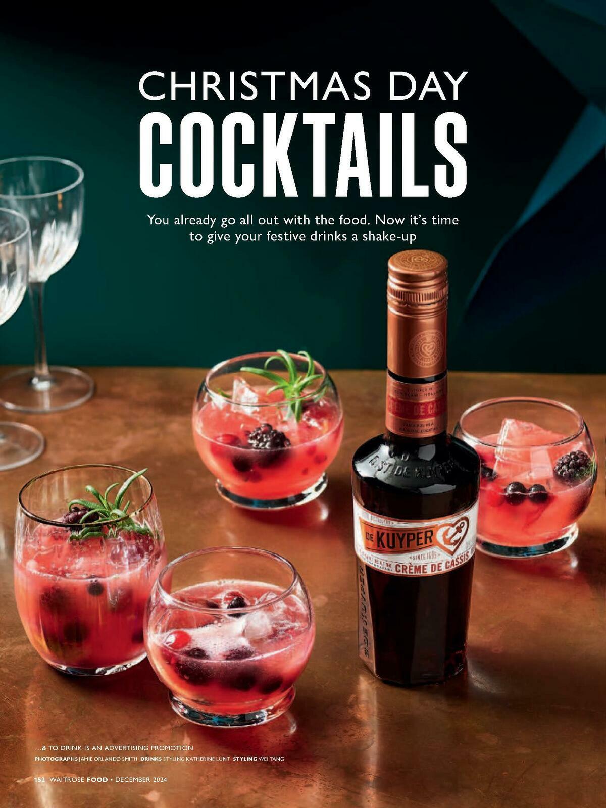 Waitrose Magazine December Offers from 1 December