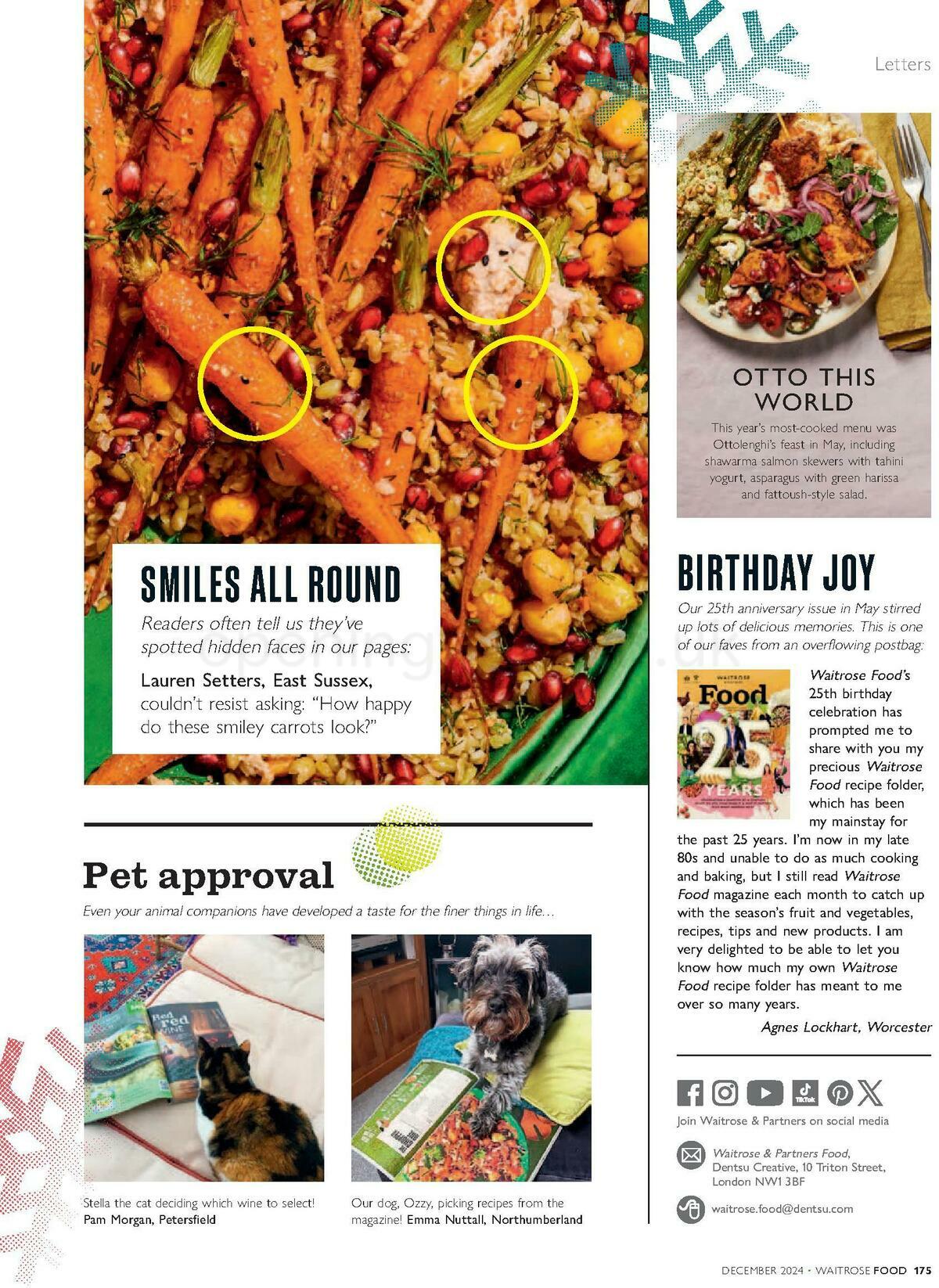 Waitrose Magazine December Offers from 1 December