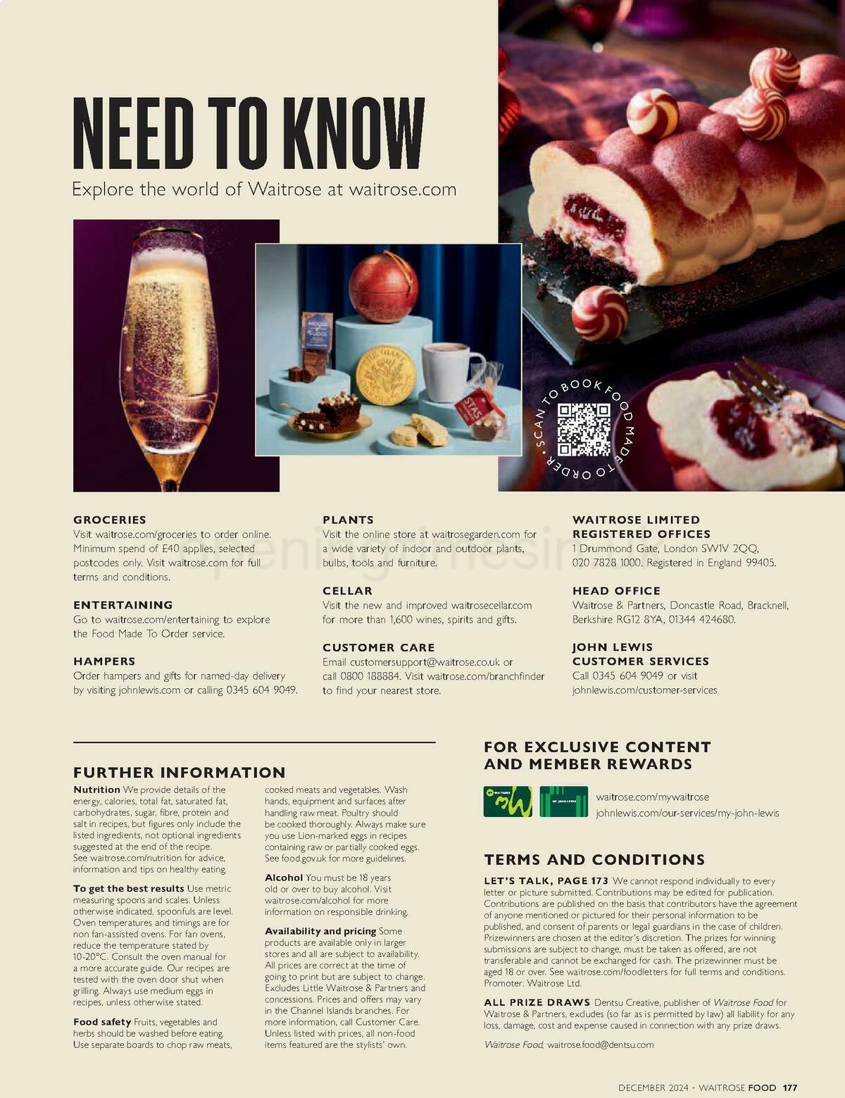 Waitrose Magazine December Offers from 1 December