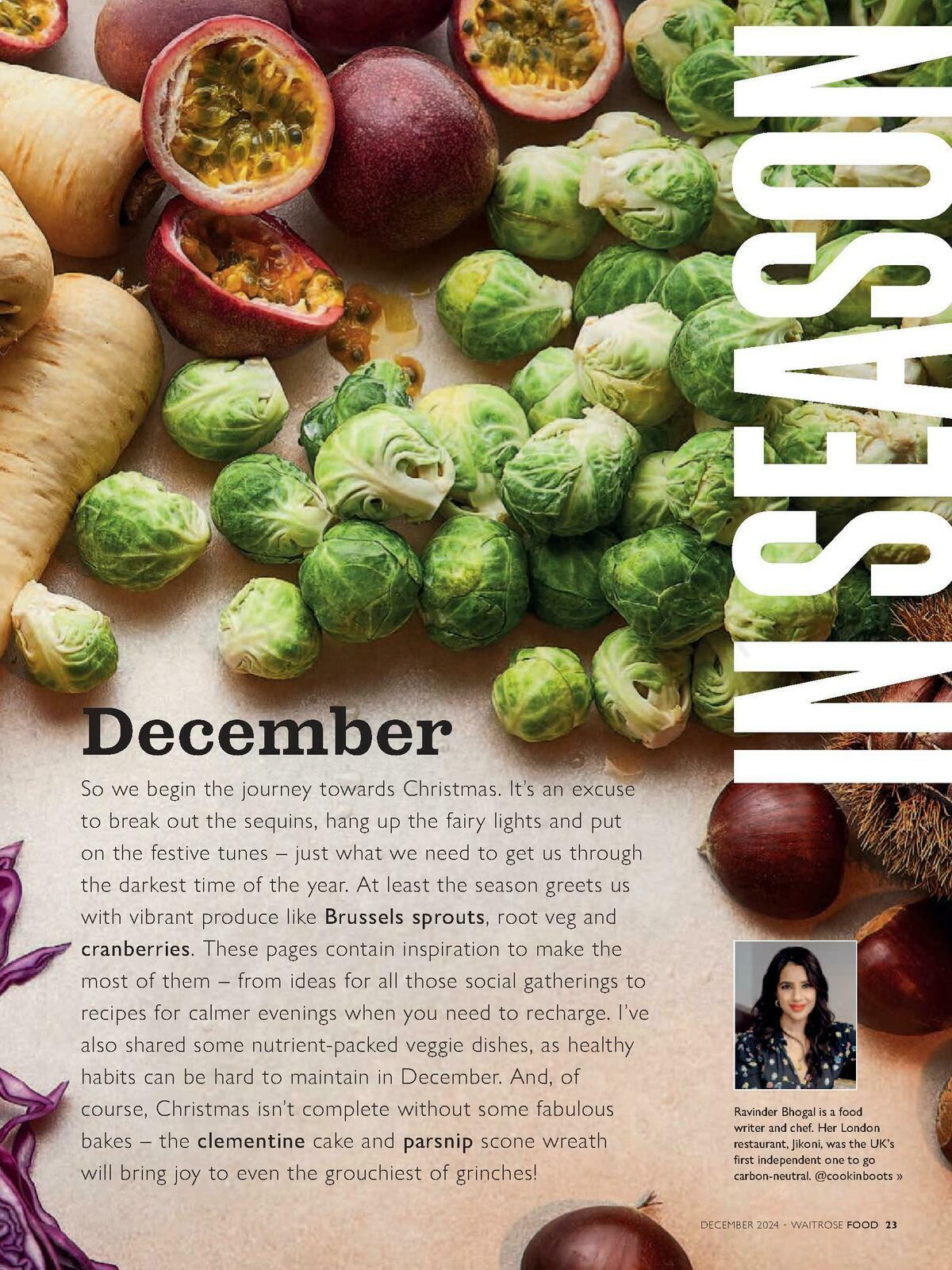 Waitrose Magazine December Offers from 1 December