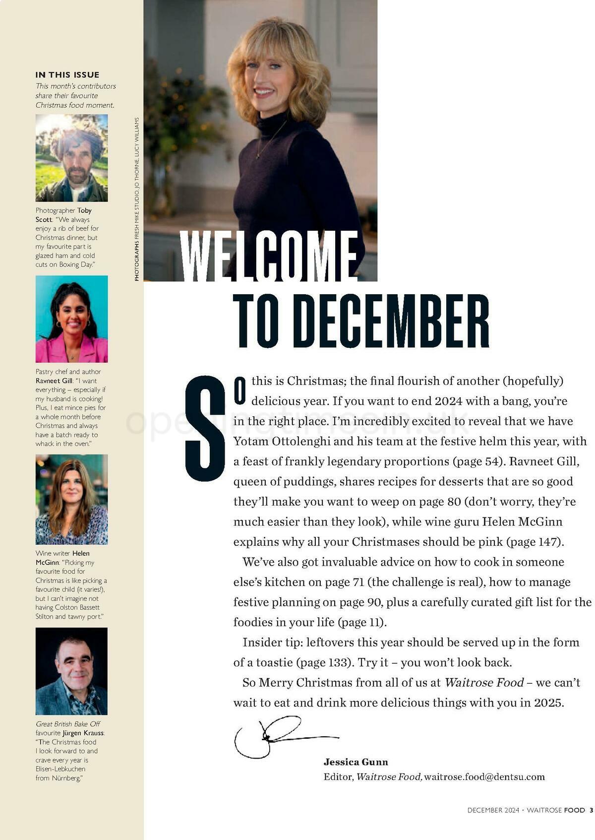 Waitrose Magazine December Offers from 1 December