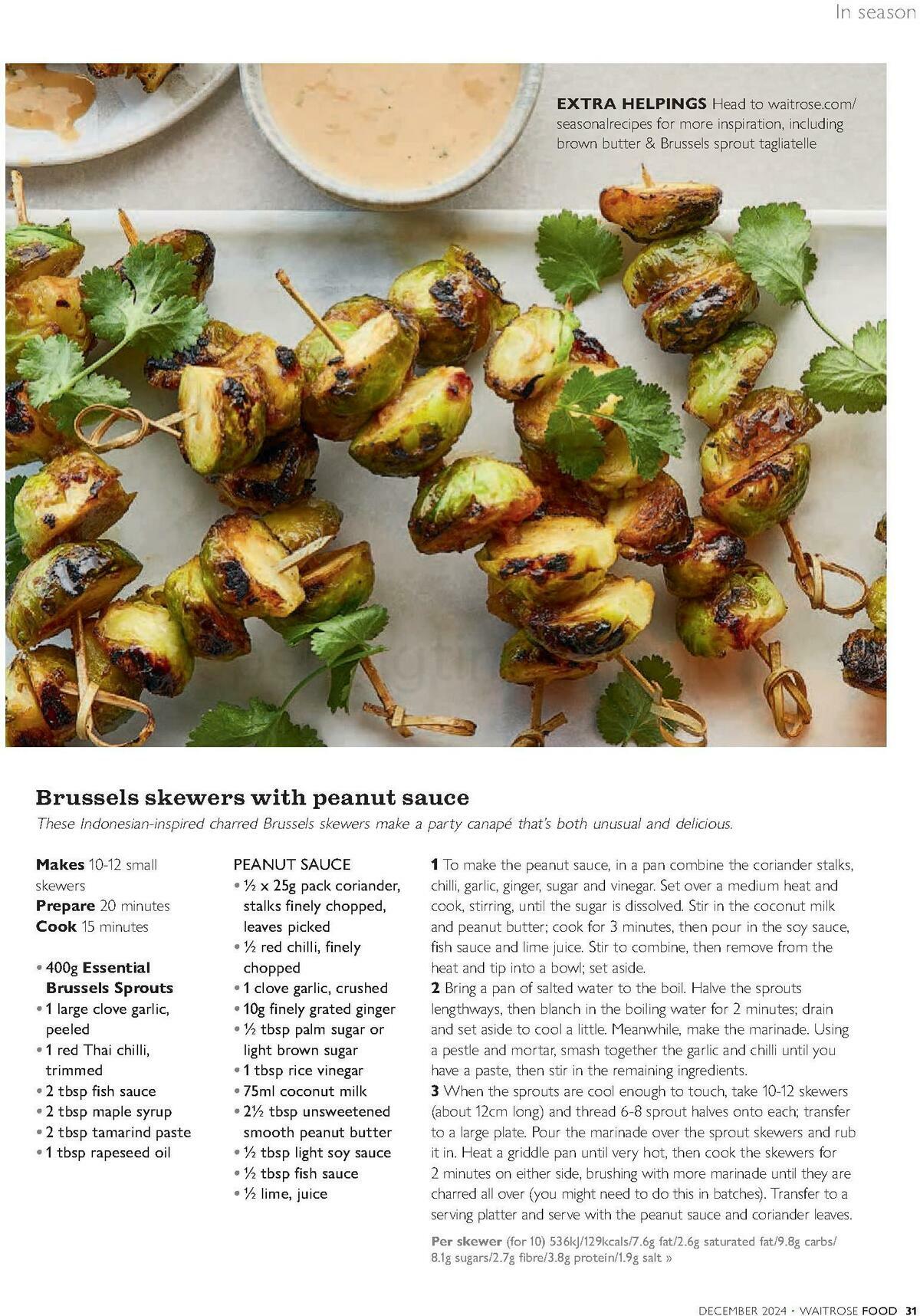 Waitrose Magazine December Offers from 1 December