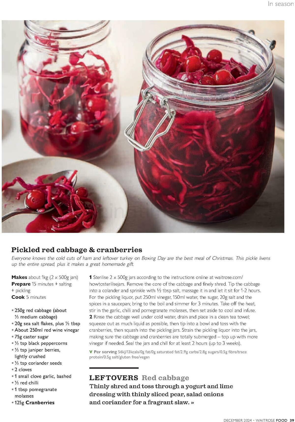 Waitrose Magazine December Offers from 1 December