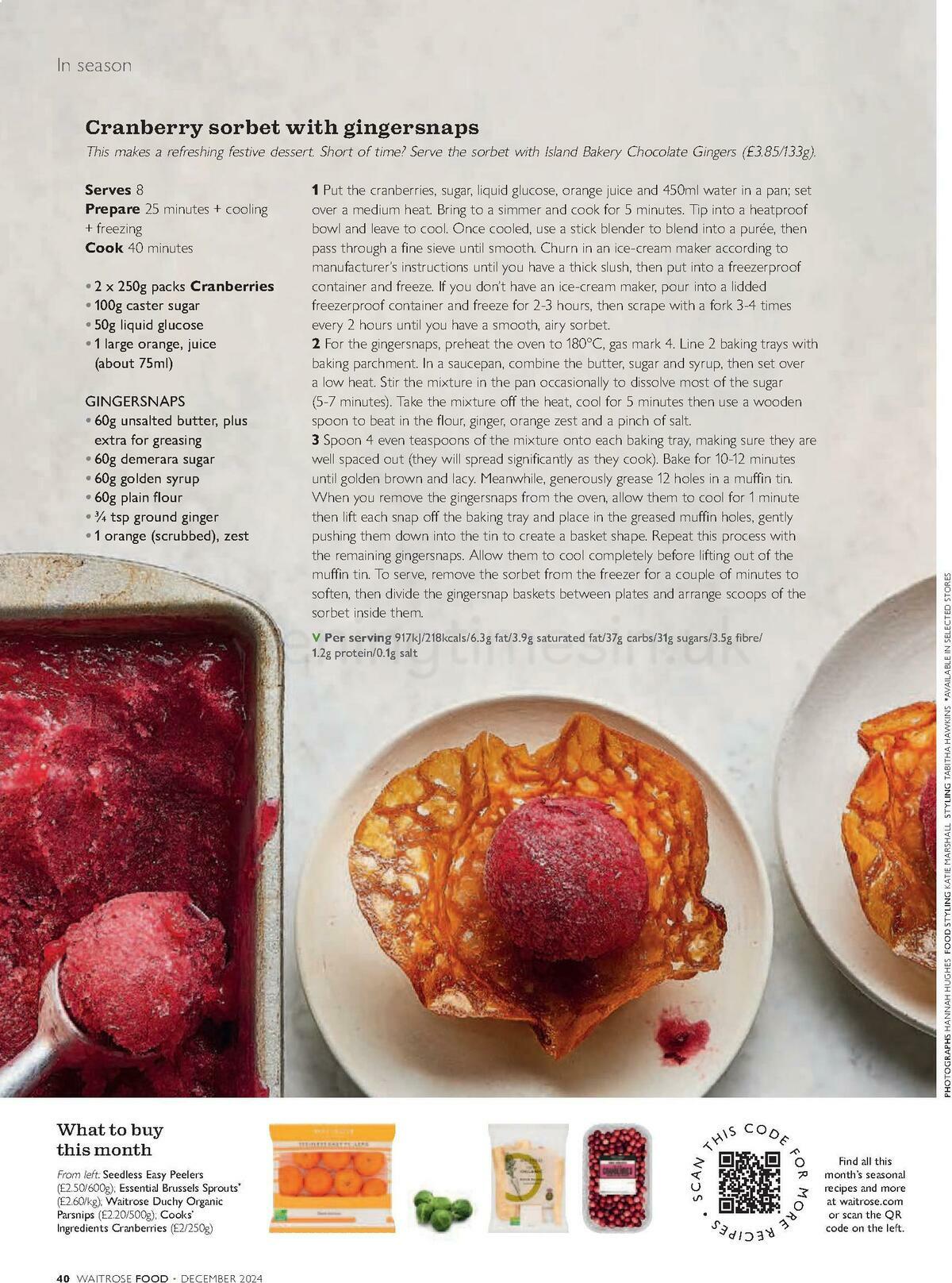 Waitrose Magazine December Offers from 1 December
