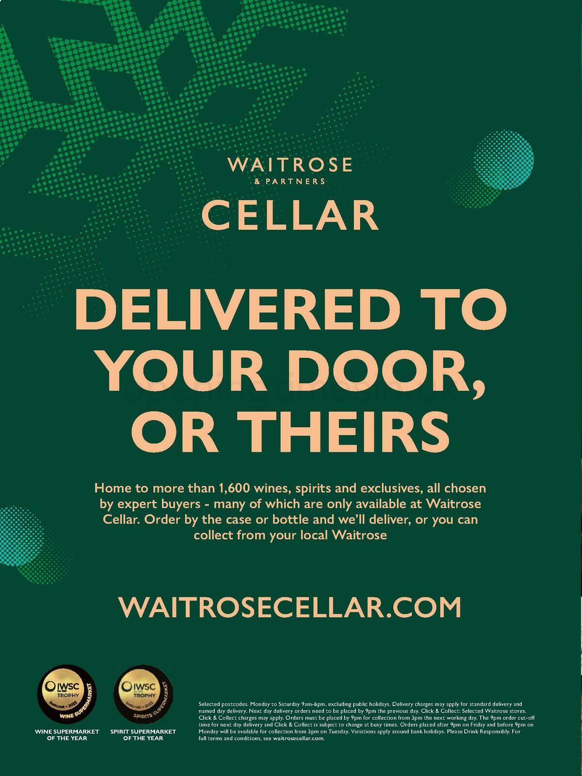 Waitrose Magazine December Offers from 1 December