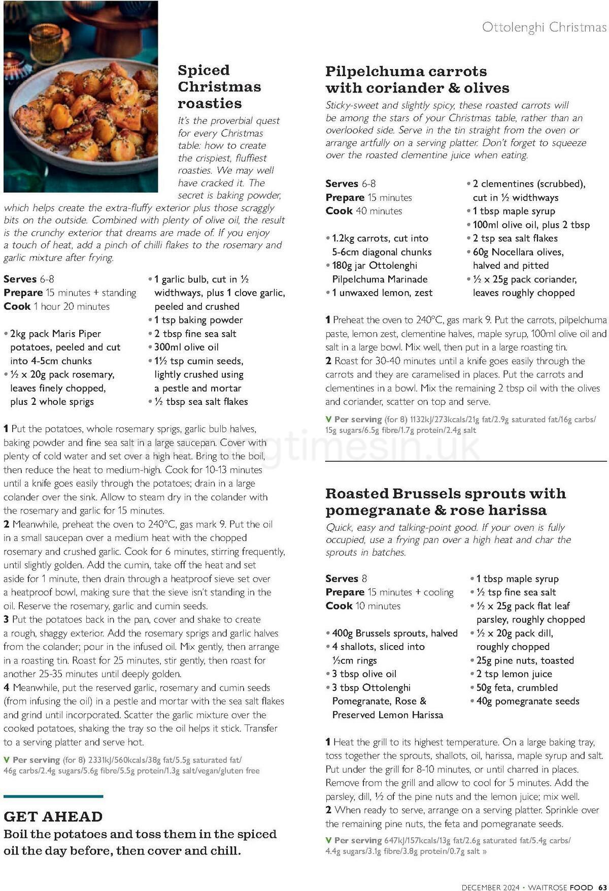 Waitrose Magazine December Offers from 1 December