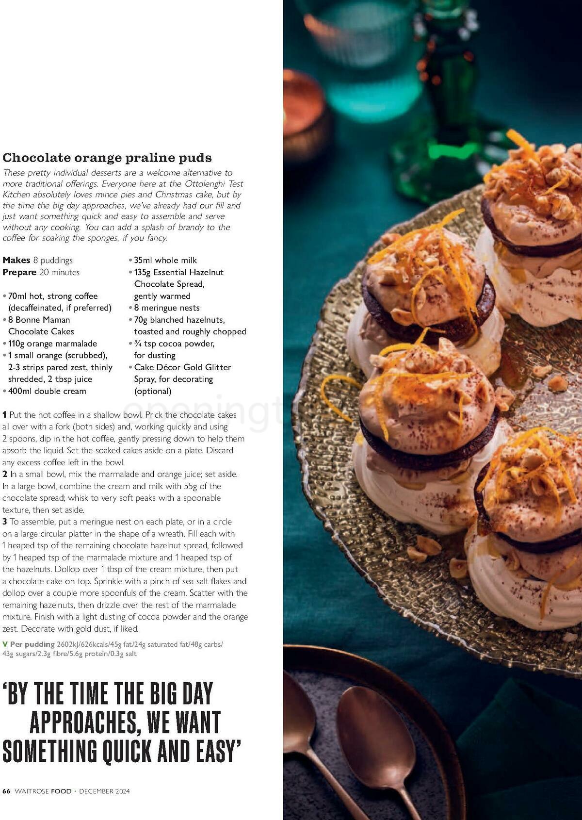 Waitrose Magazine December Offers from 1 December