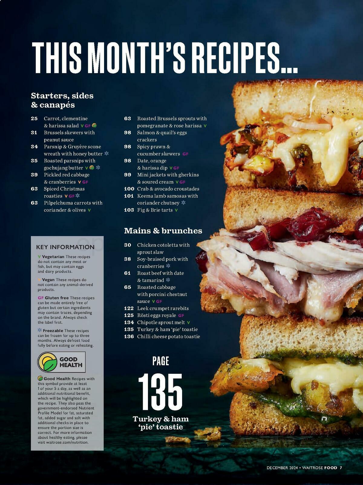 Waitrose Magazine December Offers from 1 December