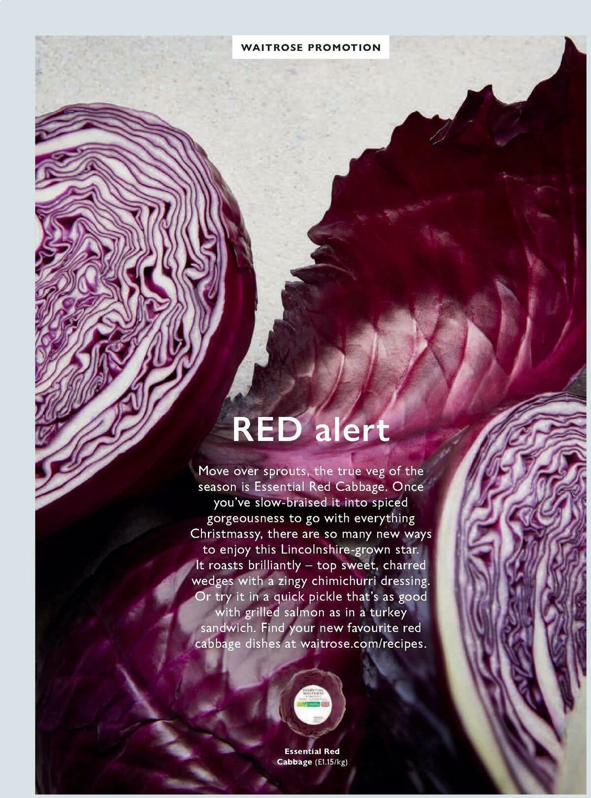 Waitrose Magazine December Offers from 1 December
