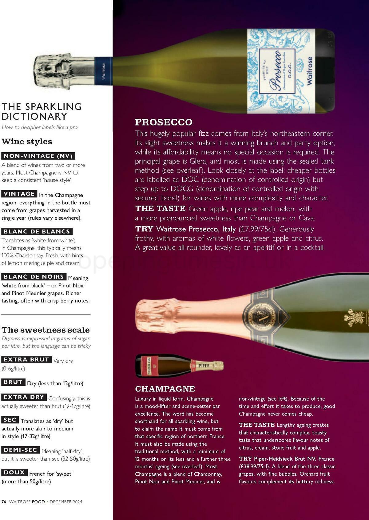 Waitrose Magazine December Offers from 1 December