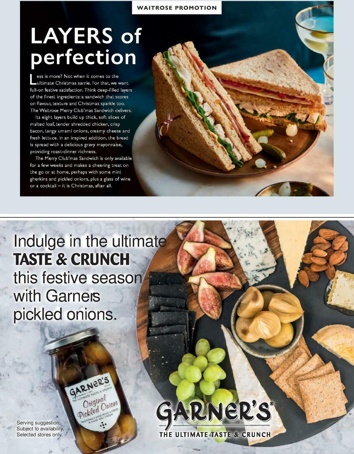 Waitrose Magazine December Offers from 1 December