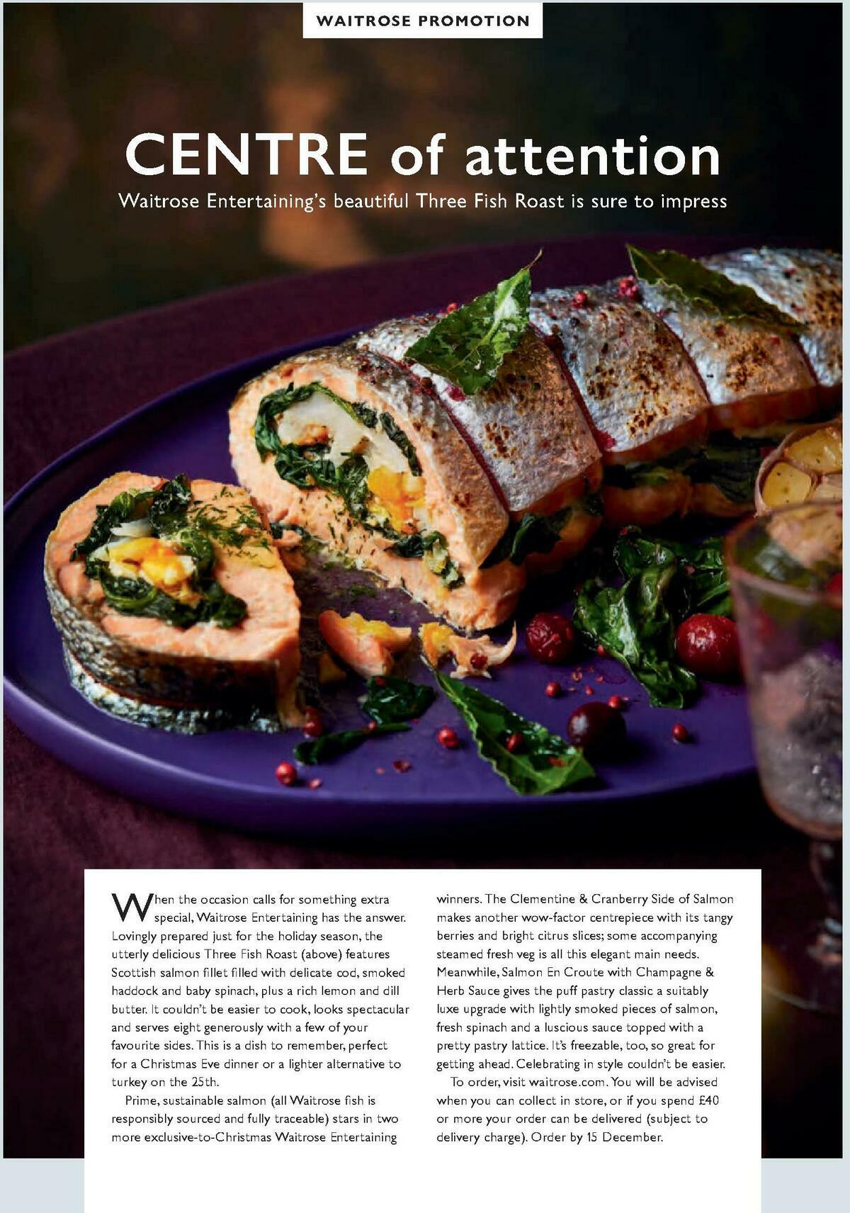 Waitrose Magazine December Offers from 1 December