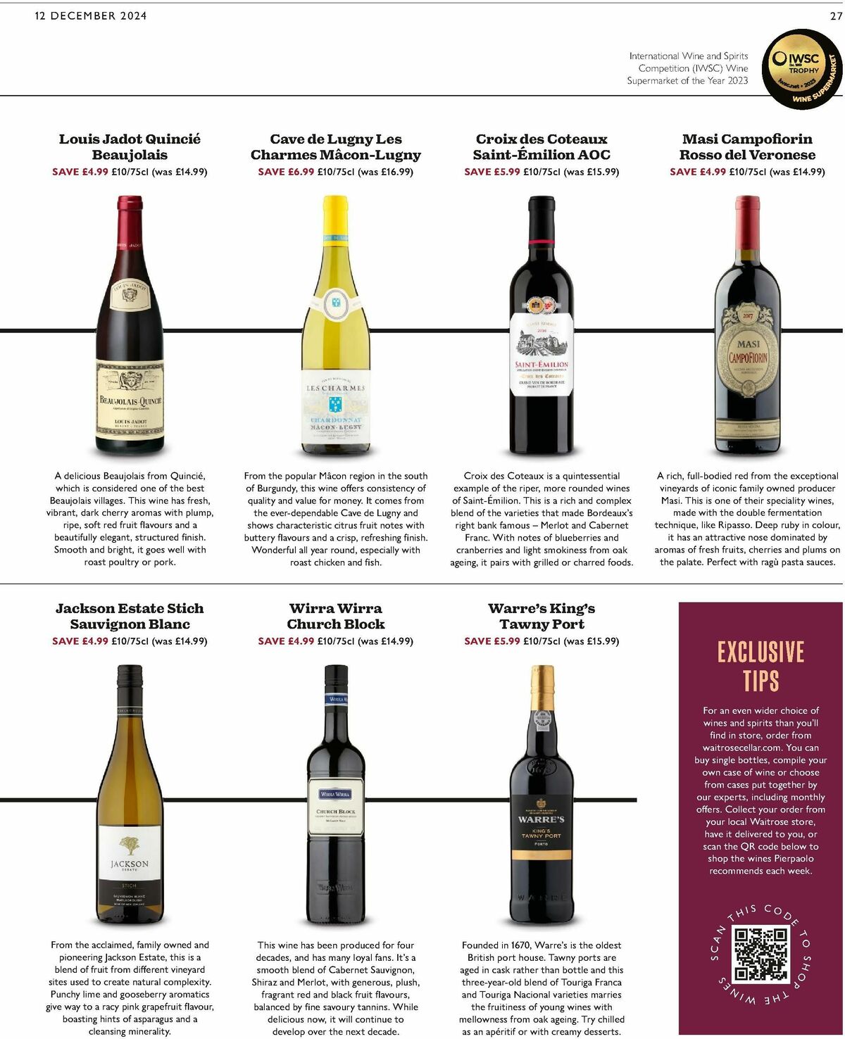 Waitrose Offers from 12 December