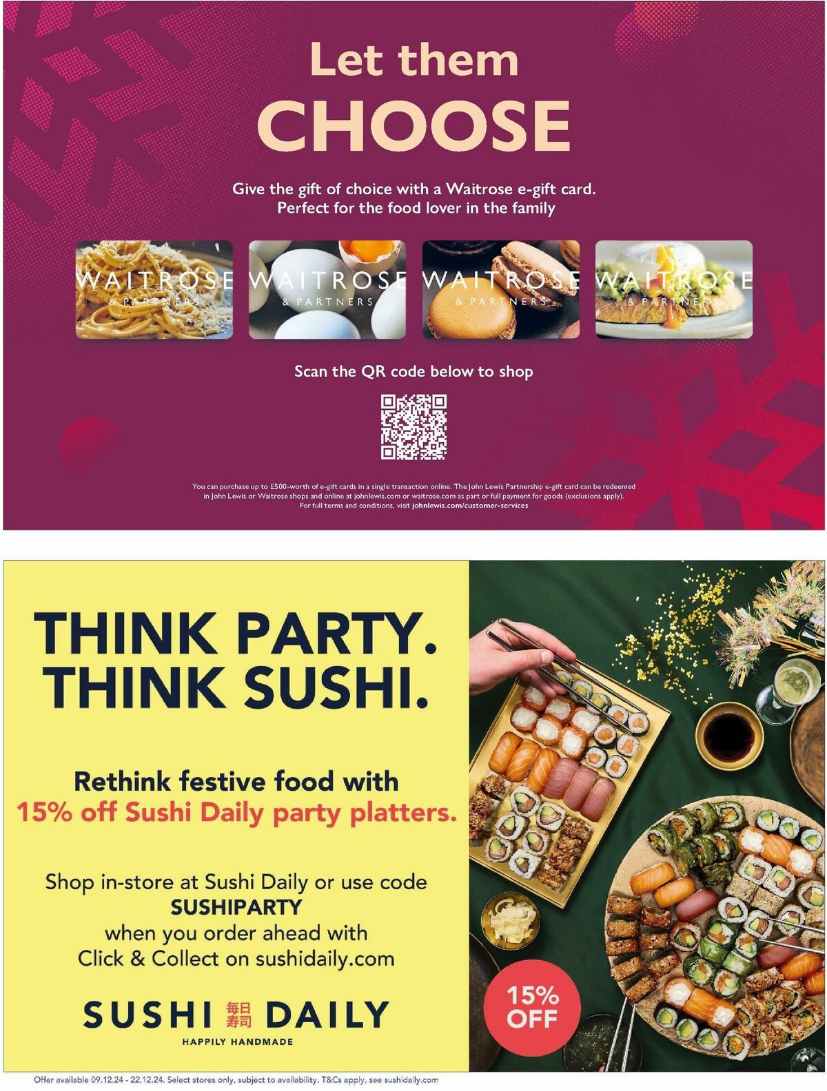 Waitrose Offers from 12 December