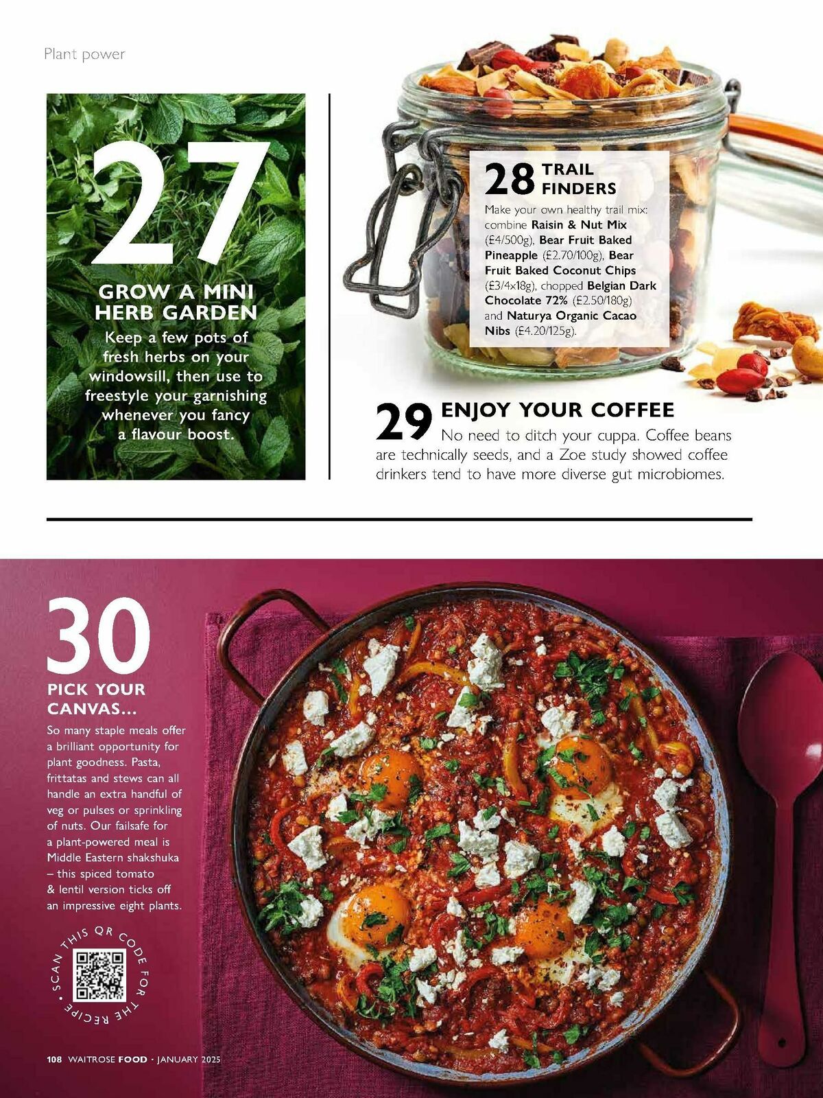 Waitrose Food Magazine January Offers from 1 January