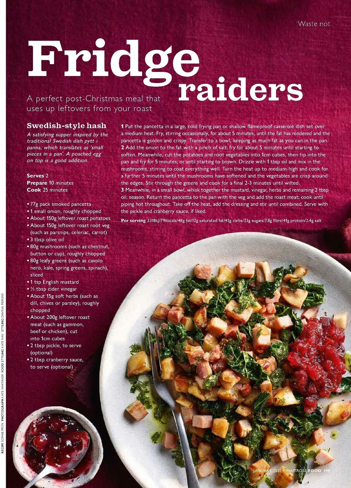 Waitrose Food Magazine January Offers from 1 January