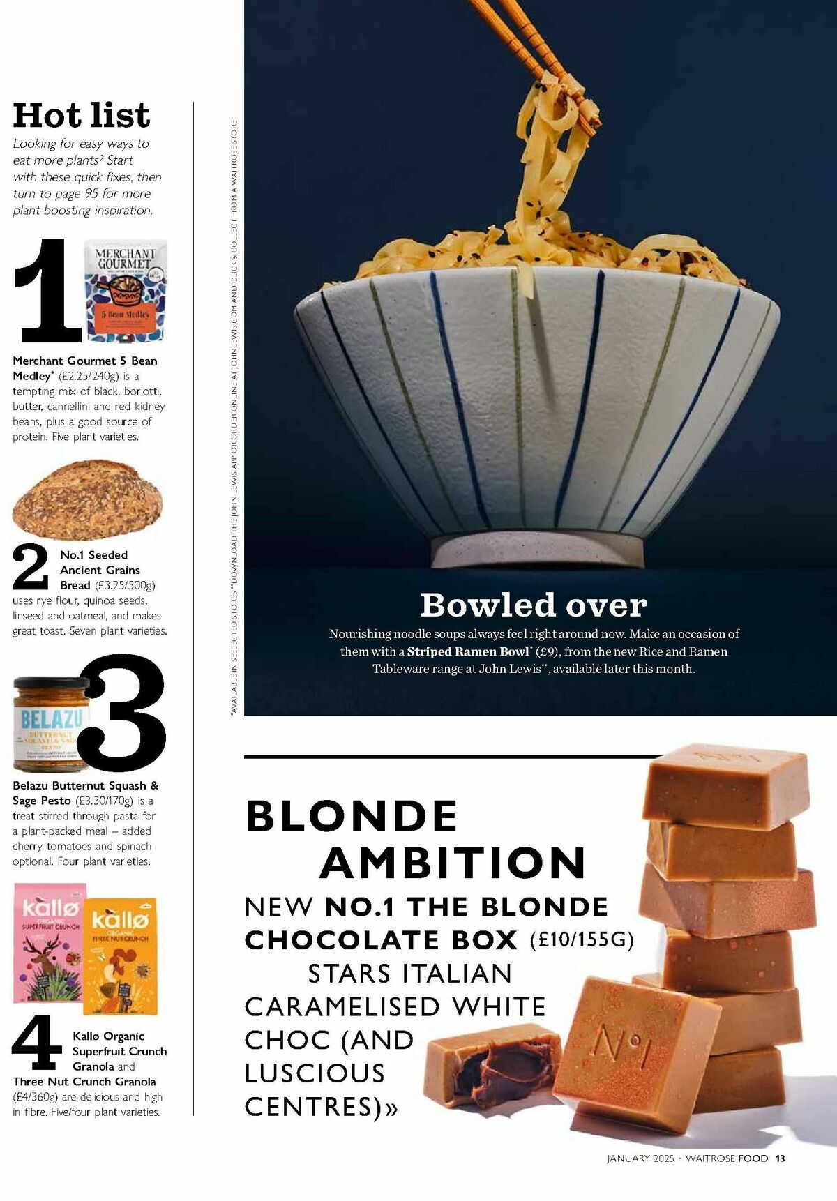 Waitrose Food Magazine January Offers from 1 January