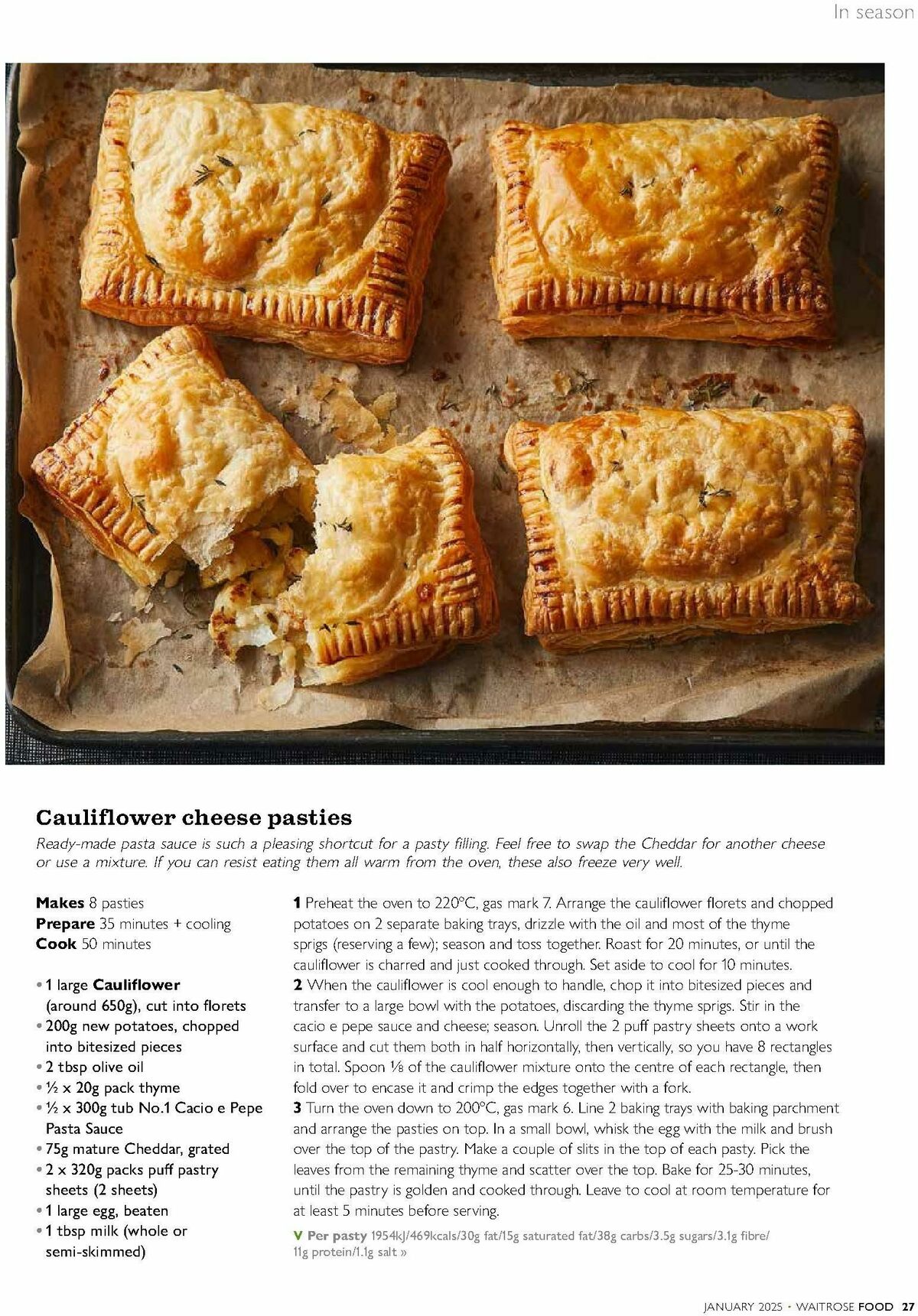 Waitrose Food Magazine January Offers from 1 January