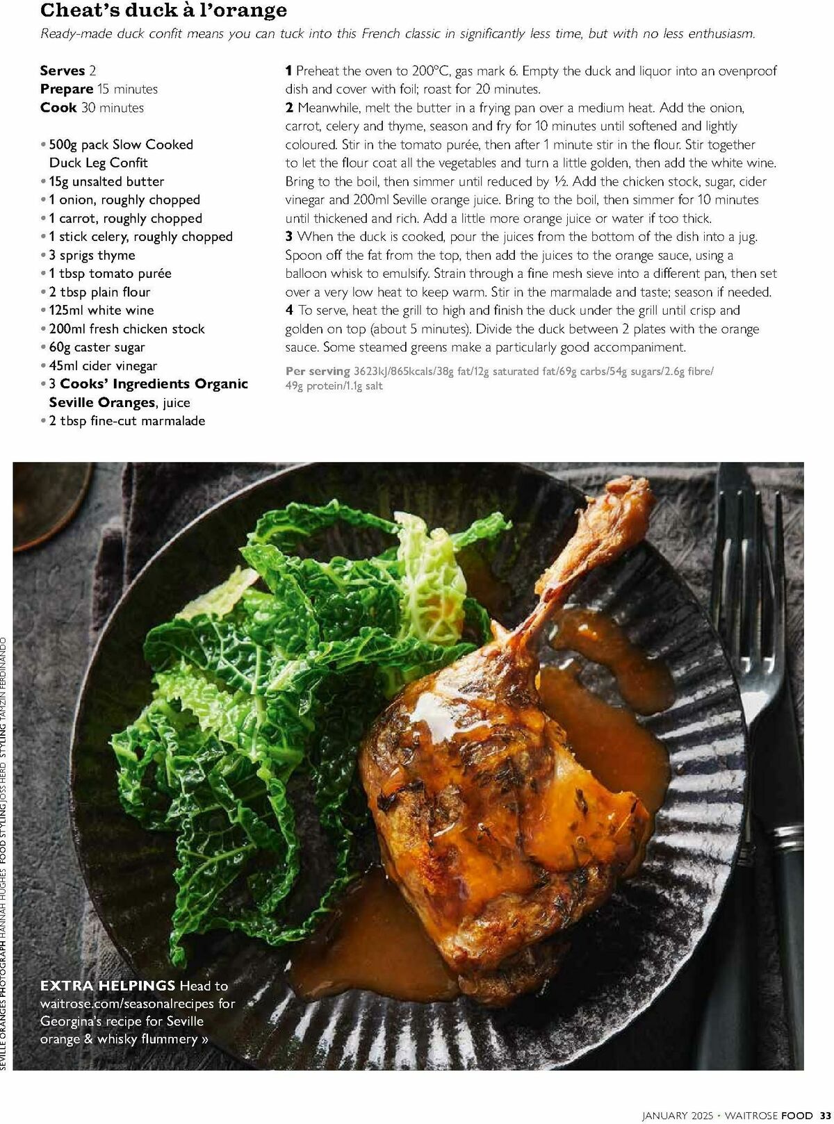 Waitrose Food Magazine January Offers from 1 January