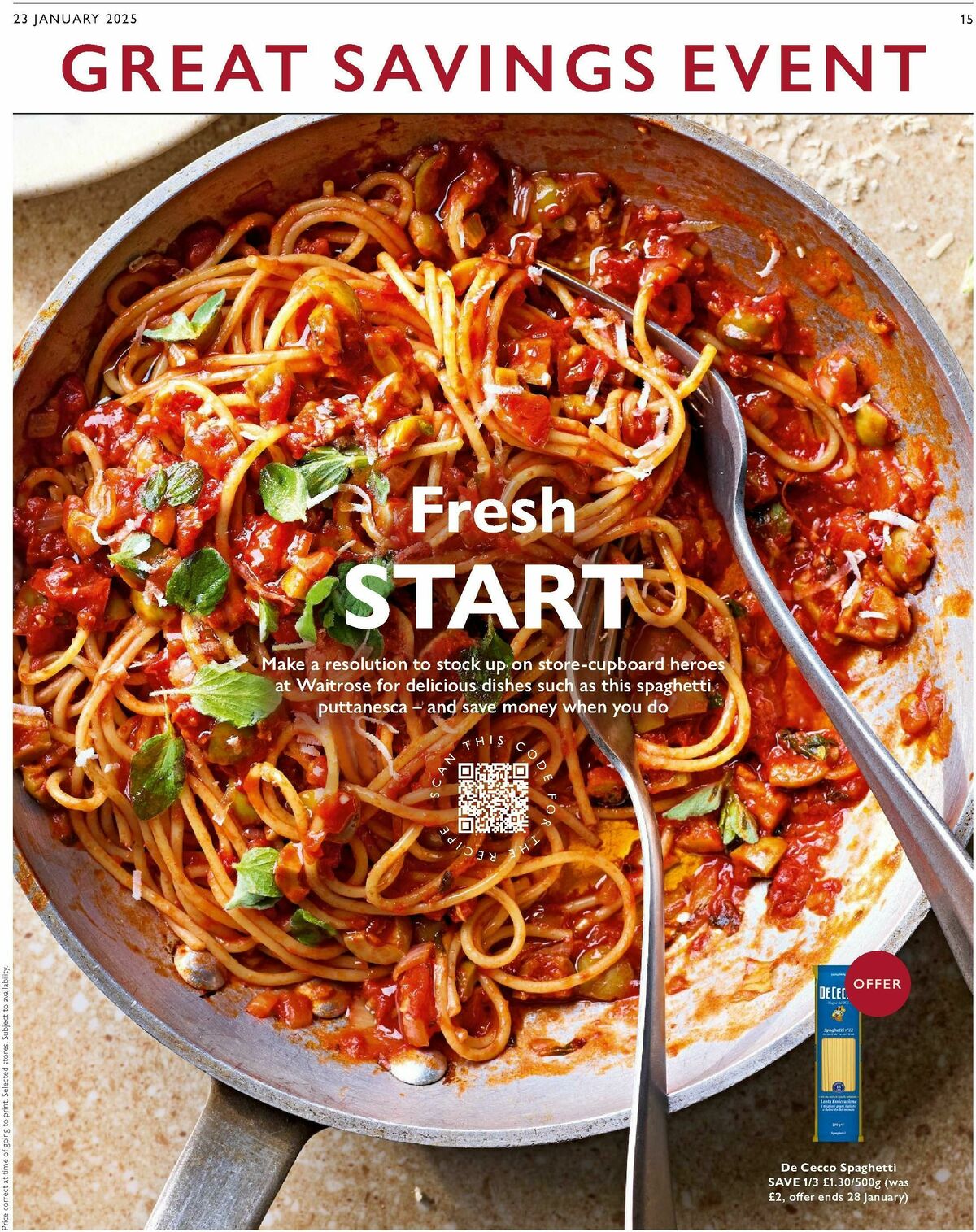 Waitrose Offers from 23 January