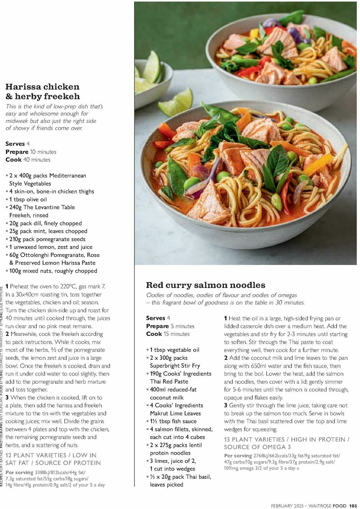 Waitrose Food Magazine February Offers from 1 February
