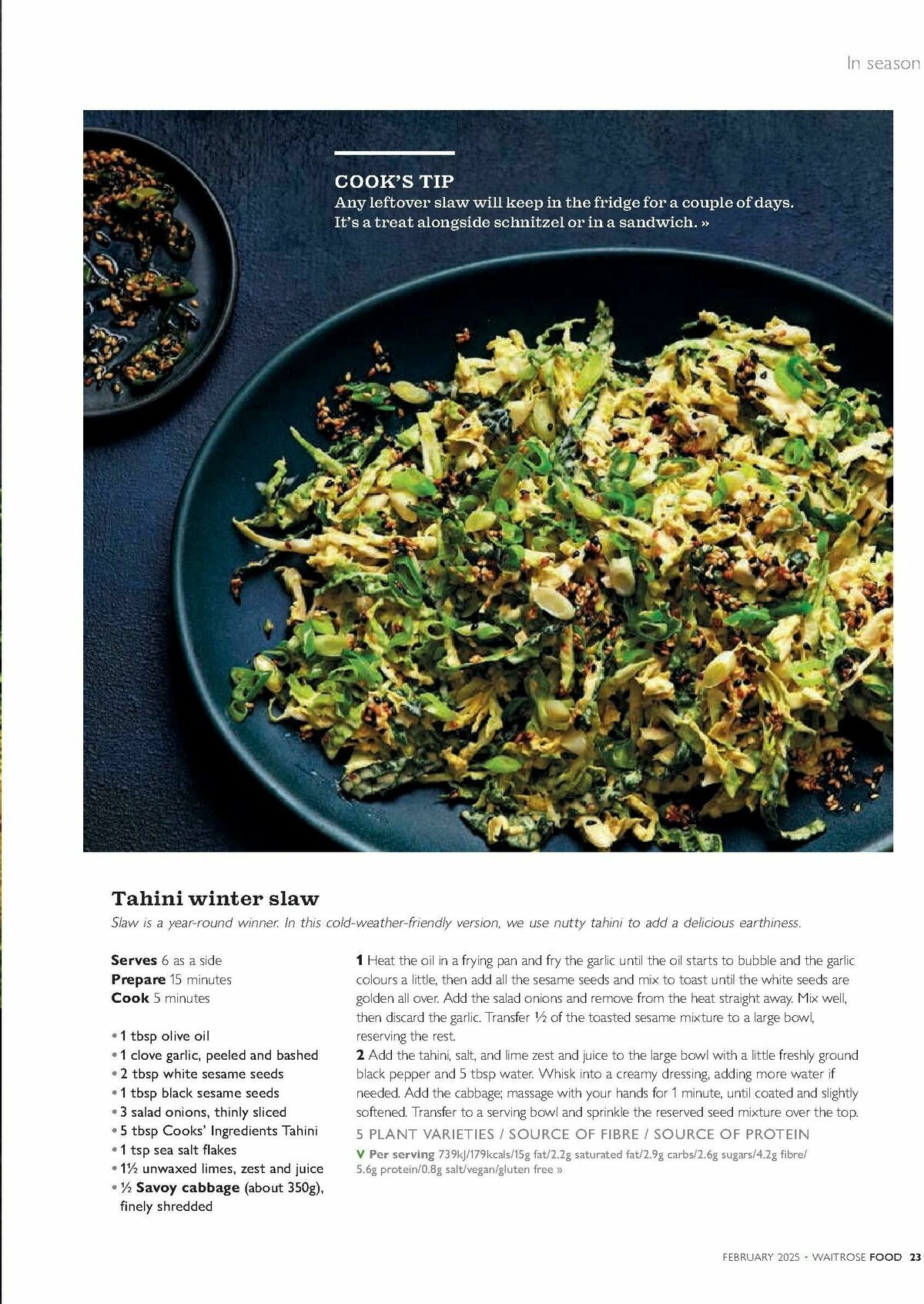 Waitrose Food Magazine February Offers from 1 February