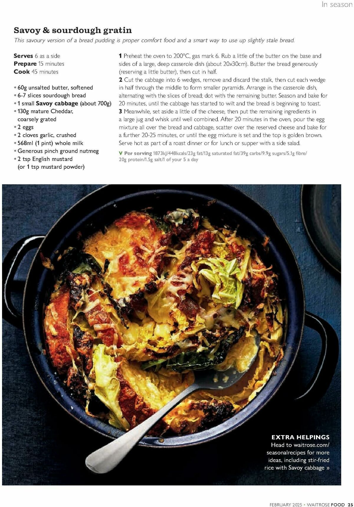Waitrose Food Magazine February Offers from 1 February
