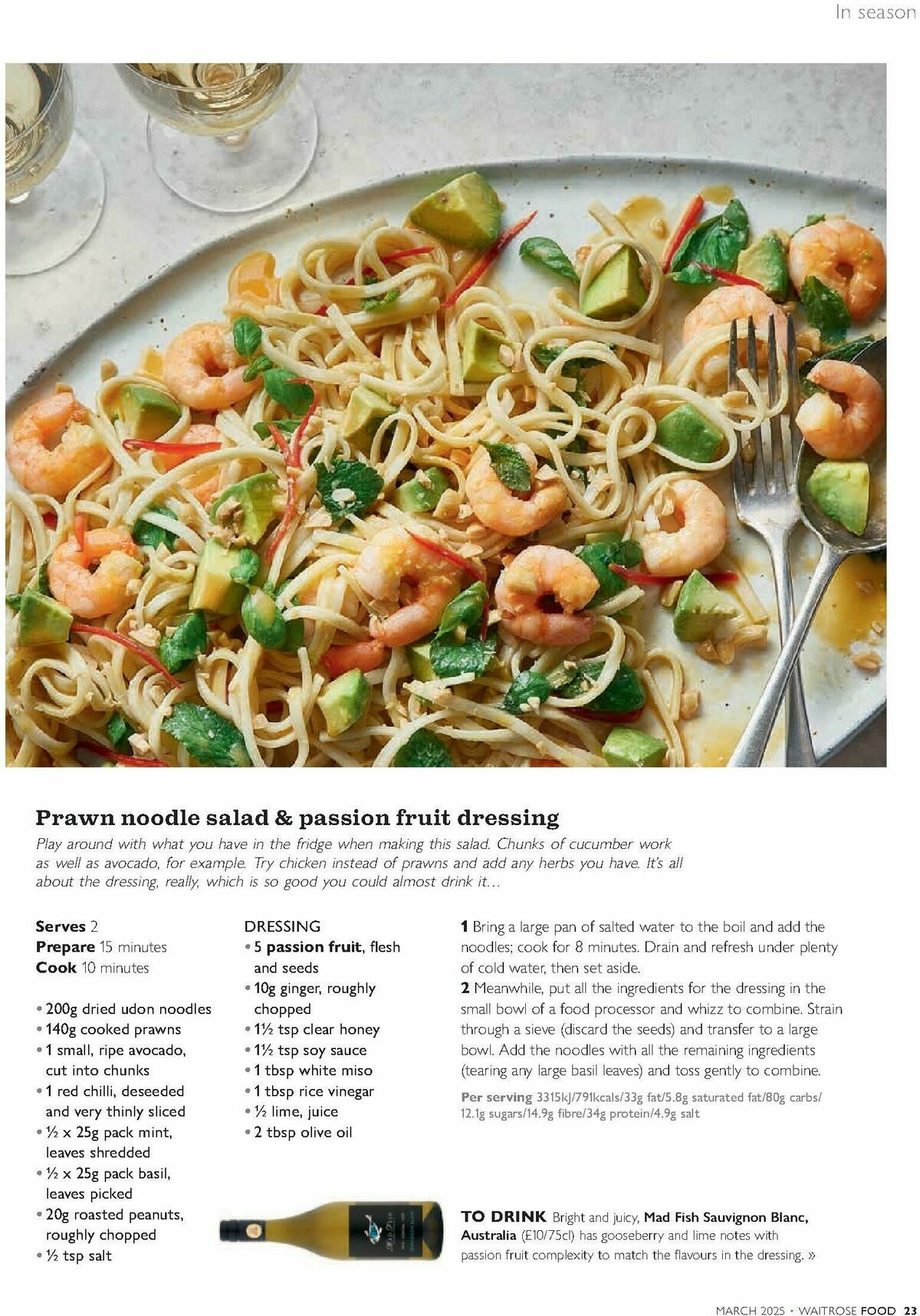 Waitrose Food Magazine March Offers from 1 March