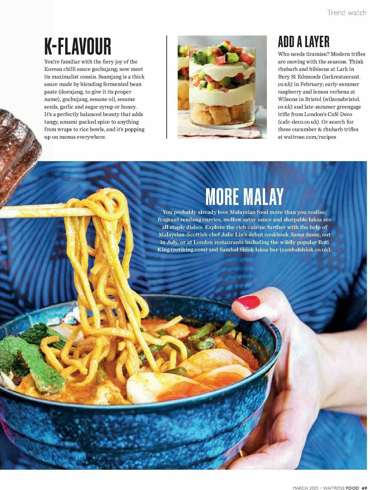 Waitrose Food Magazine March Offers from 1 March