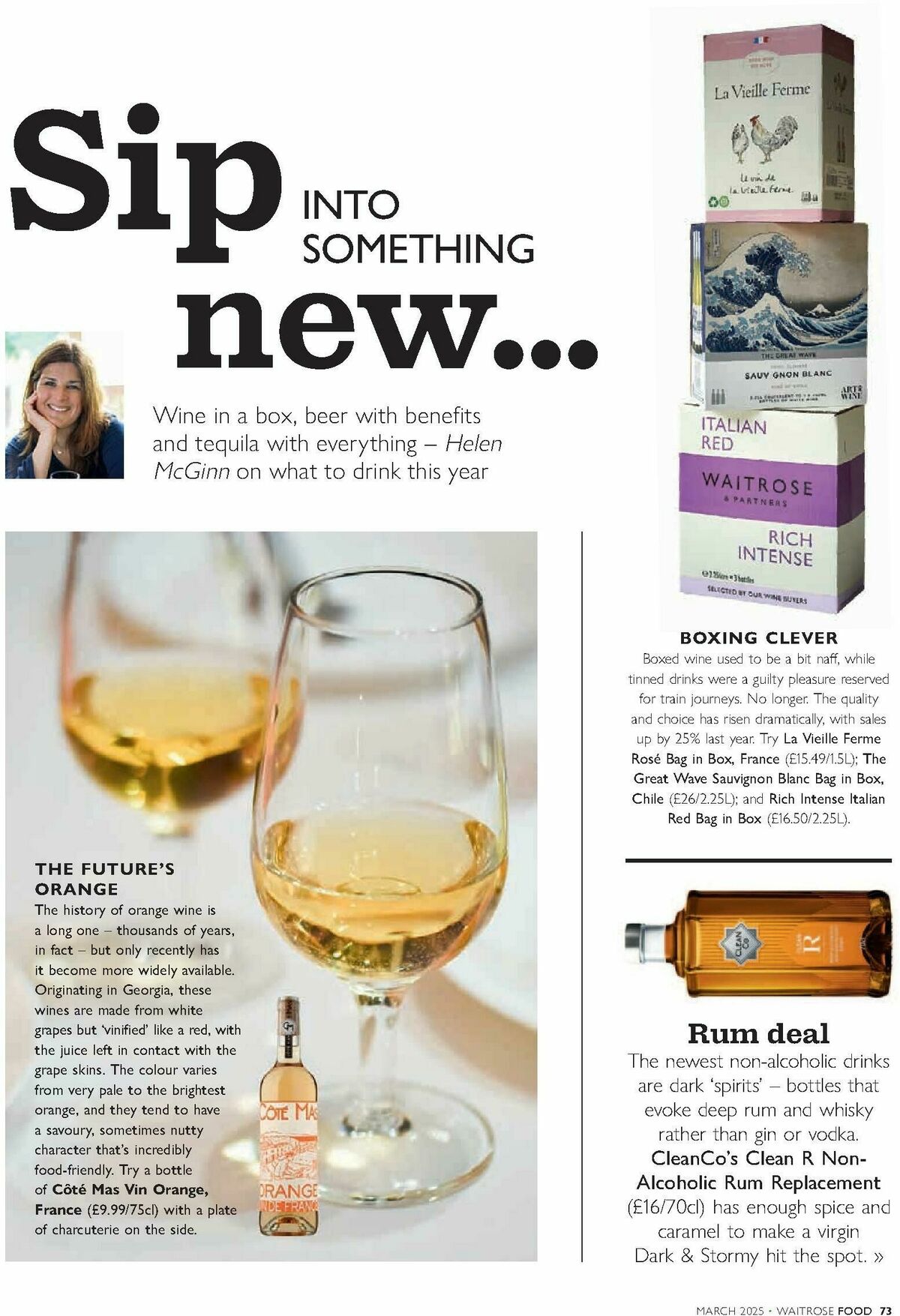 Waitrose Food Magazine March Offers from 1 March