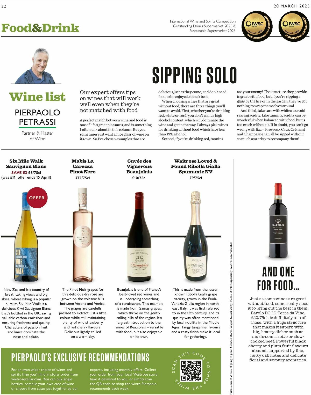 Waitrose Offers from 20 March