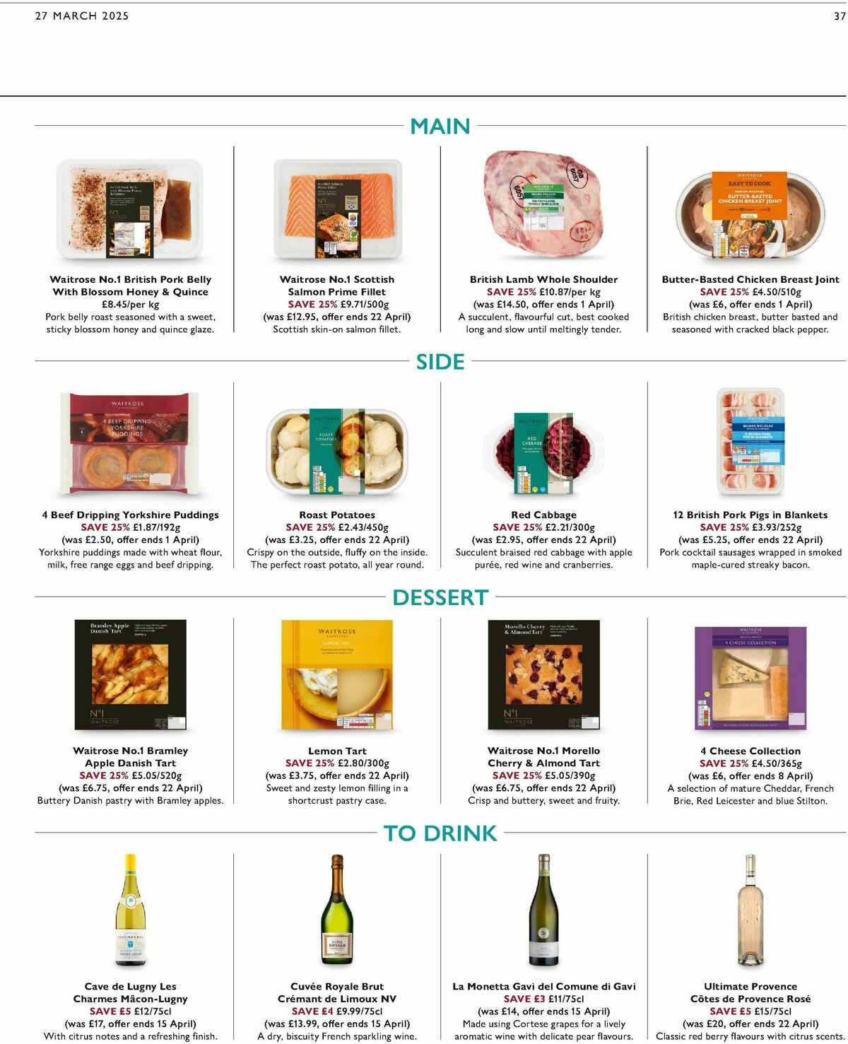 Waitrose Offers from 27 March