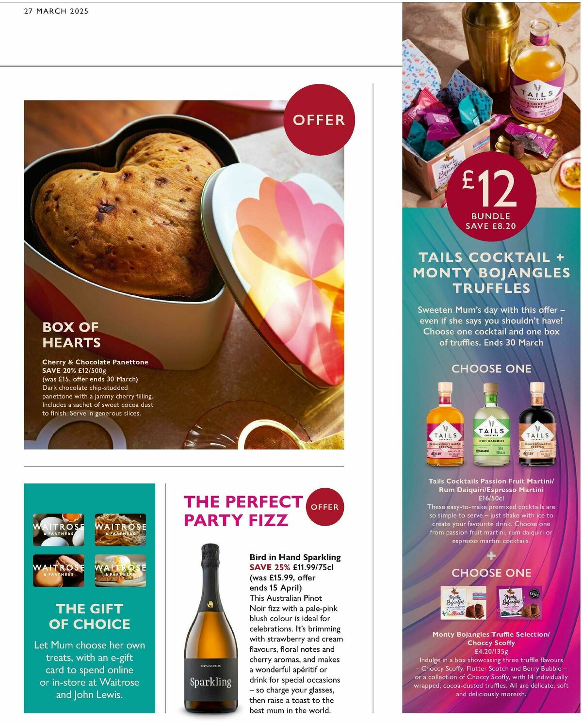Waitrose Offers from 27 March